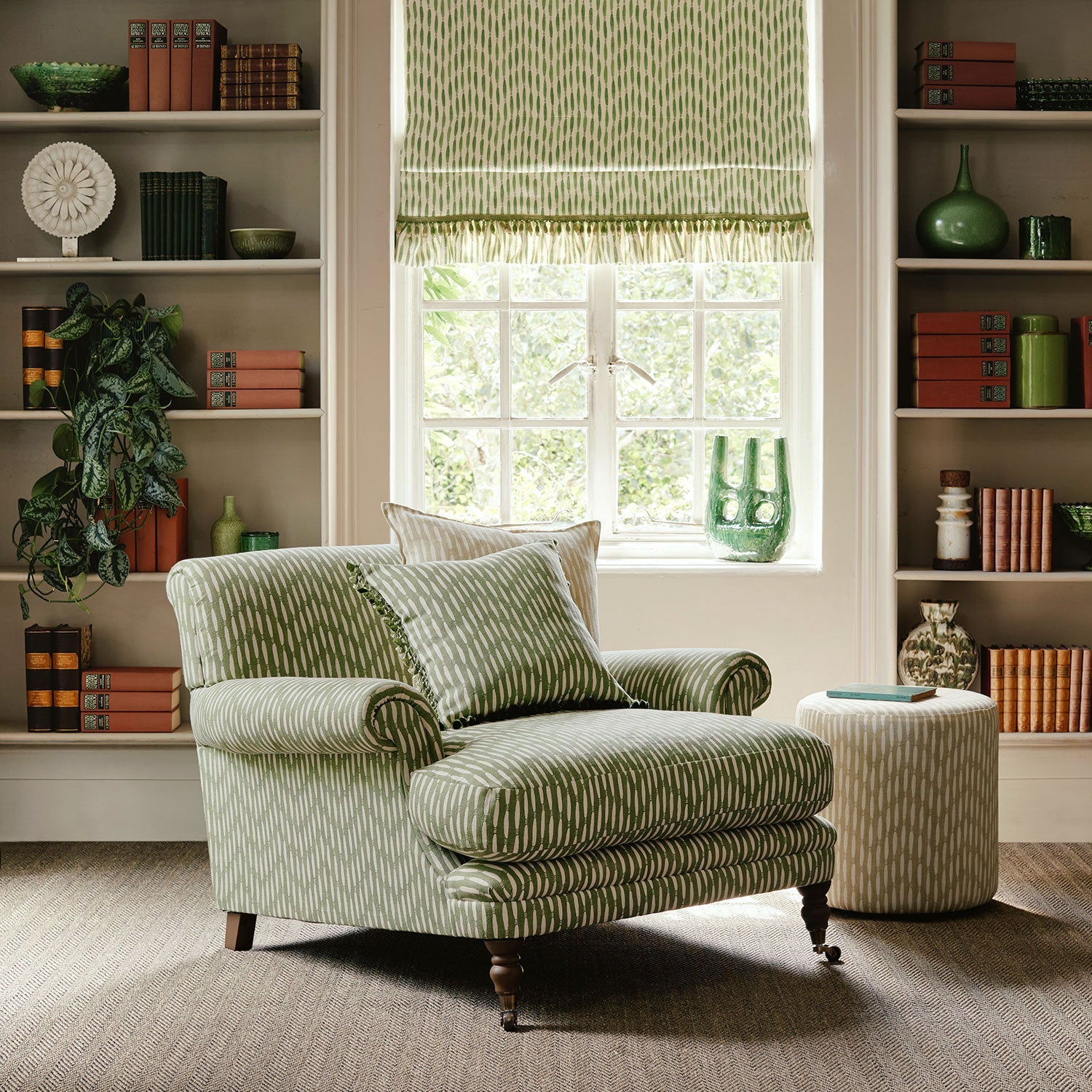 Linwood Smocked Gherkin Made to Measure Curtains