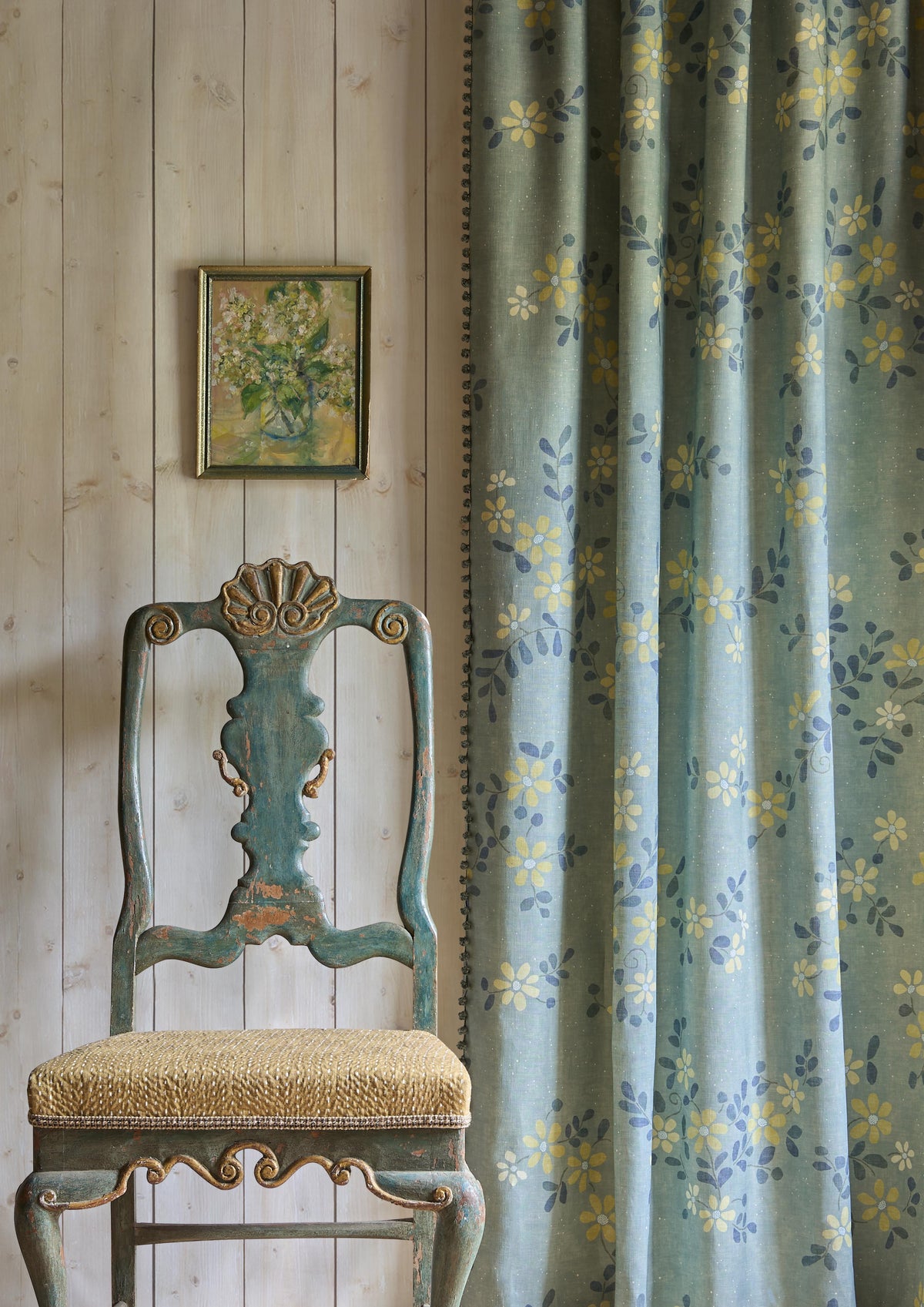Lewis & Wood Stellata Shagreen Made to Measure Roman Blinds – lifestyle photograph