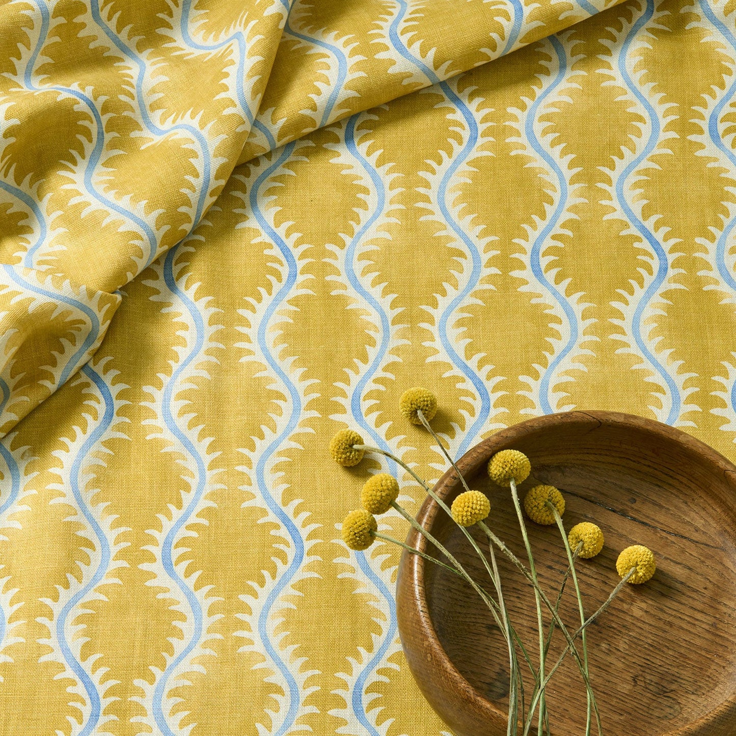 Linwood Helter Skelter Soleil Linen FR Made to Measure Curtains