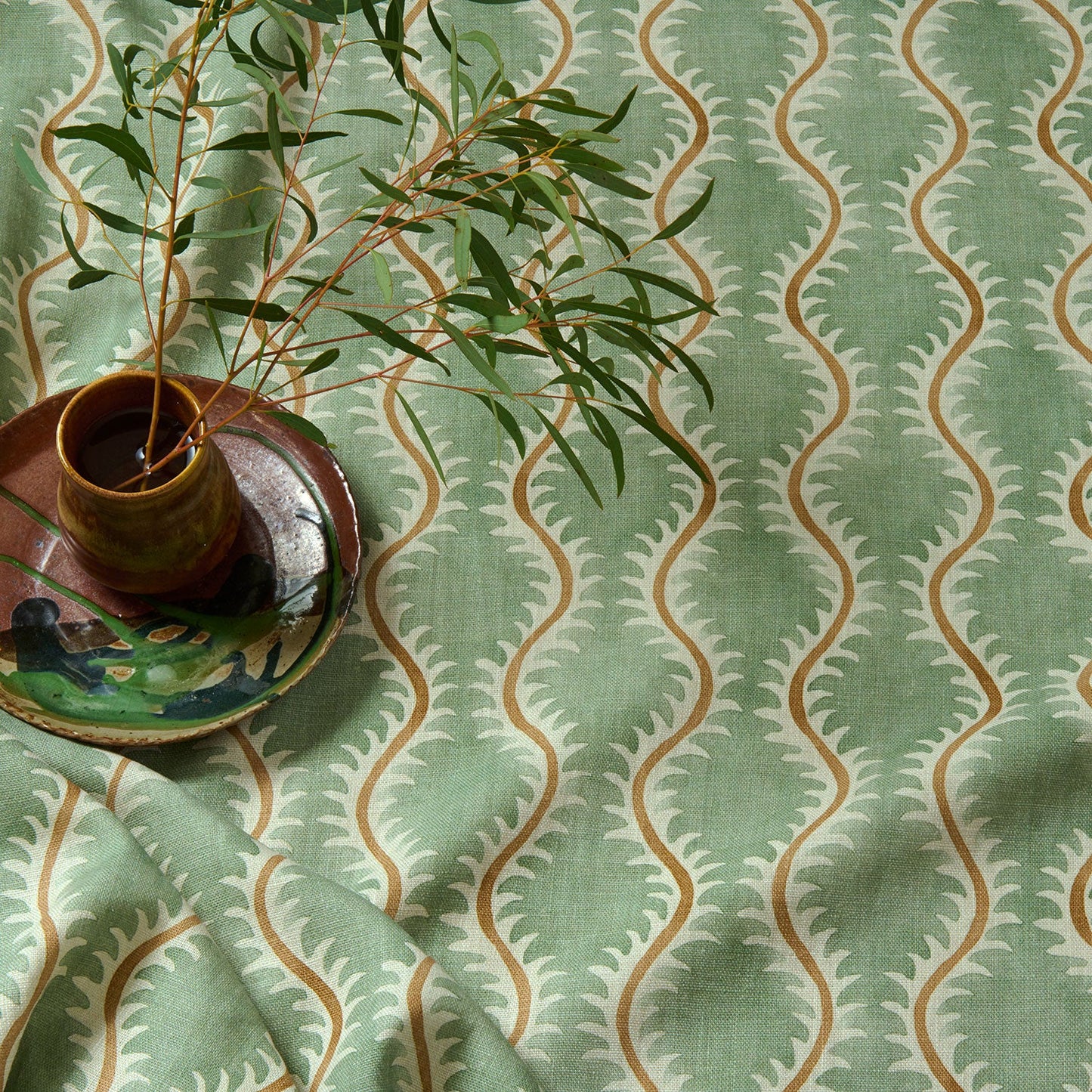 Linwood Helter Skelter Sprig Made to Measure Curtains
