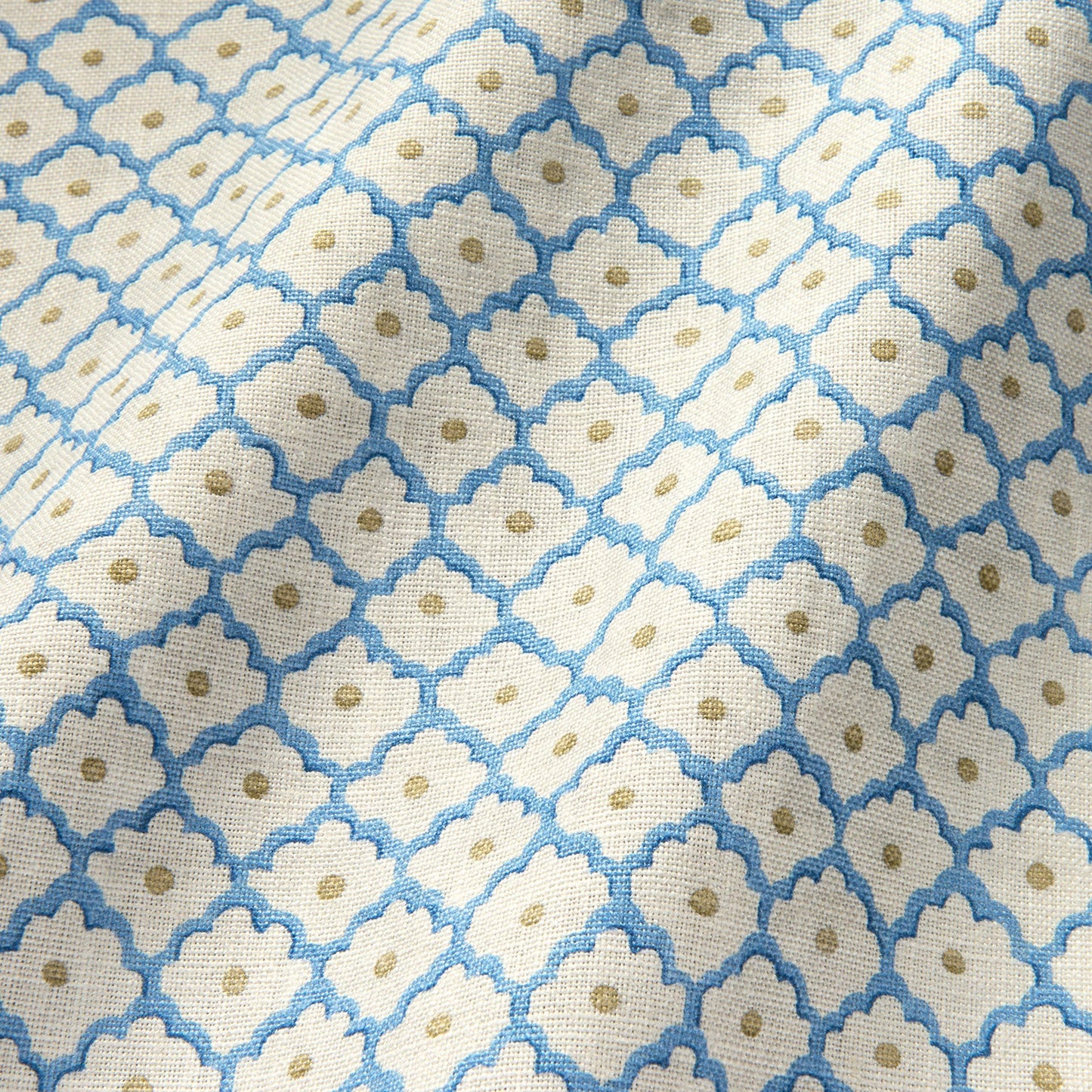Linwood Buttons Lapis Made to Measure Curtains
