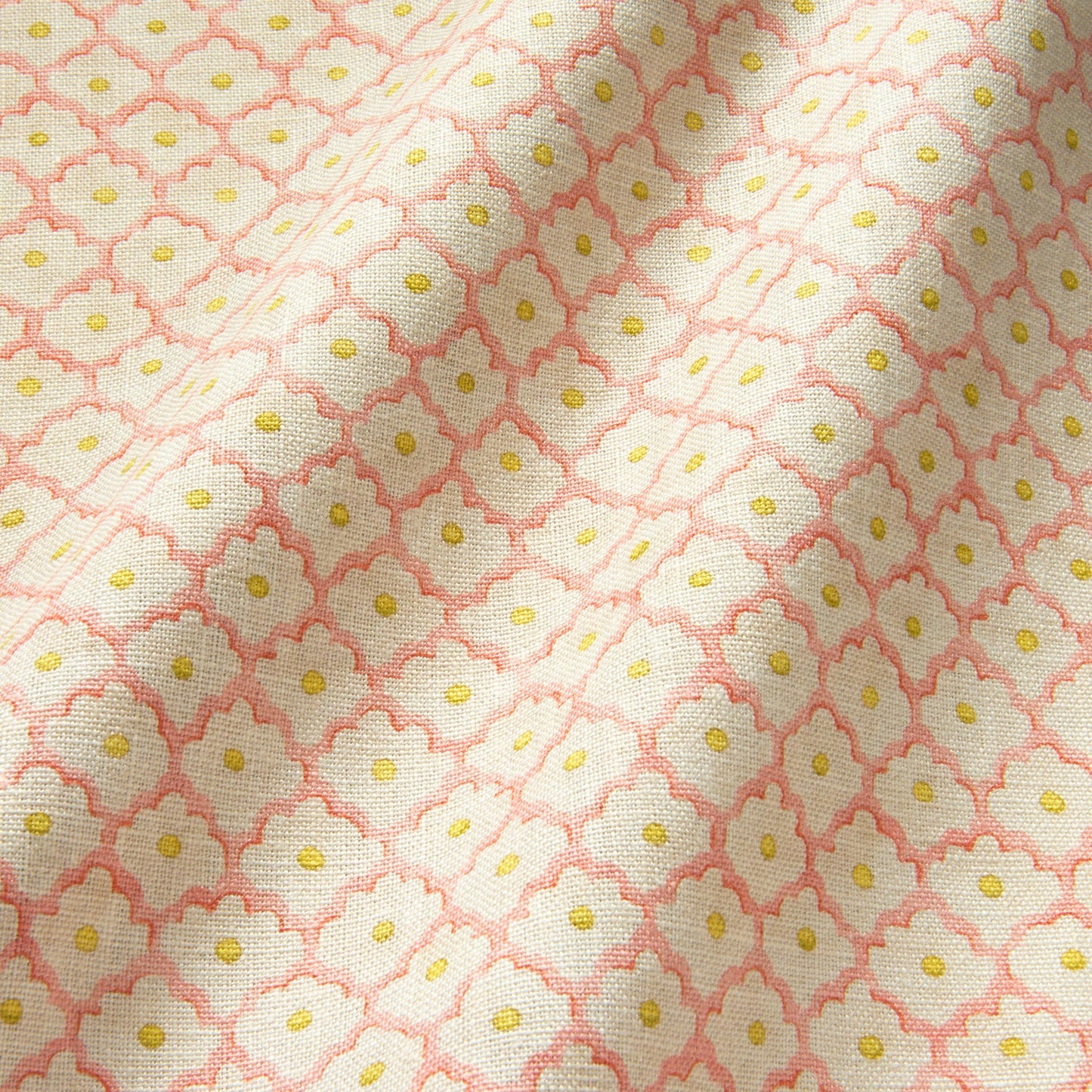 Linwood Buttons Pink Icing Made to Measure Curtains