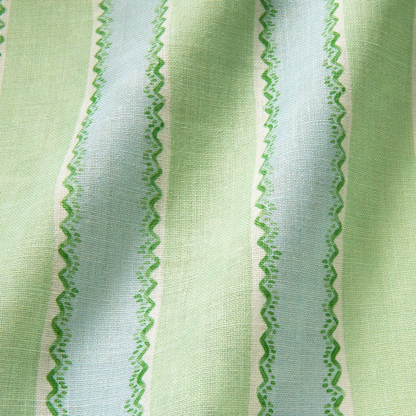 Linwood Croquet Peppermint Made to Measure Curtains