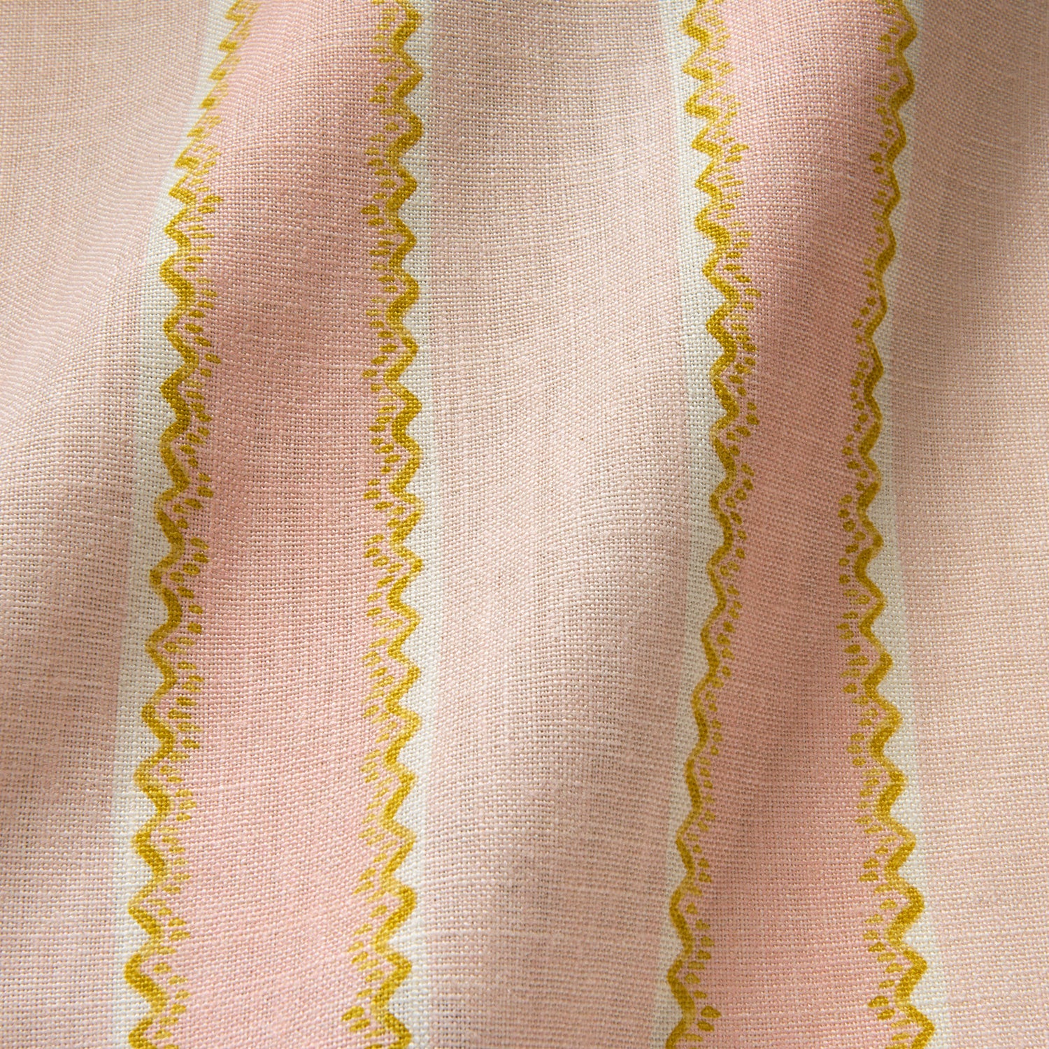 Linwood Croquet Rose FR Made to Measure Curtains