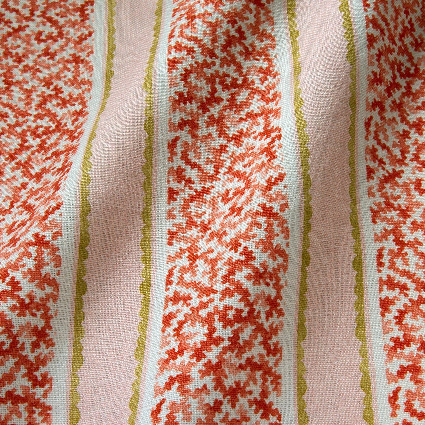 Linwood Garden Gate Strawberry Mousse Made to Measure Curtains