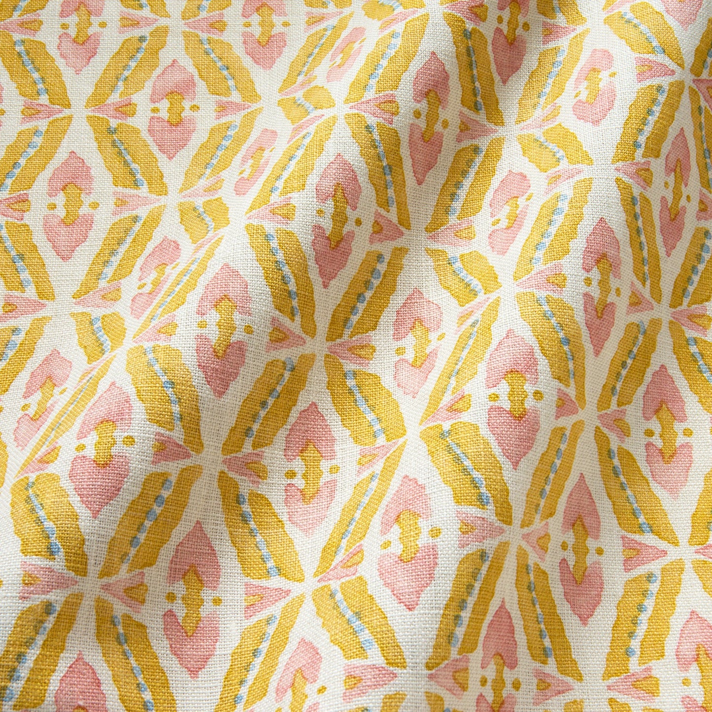 Linwood Leap Frog Battenburg FR Made to Measure Curtains
