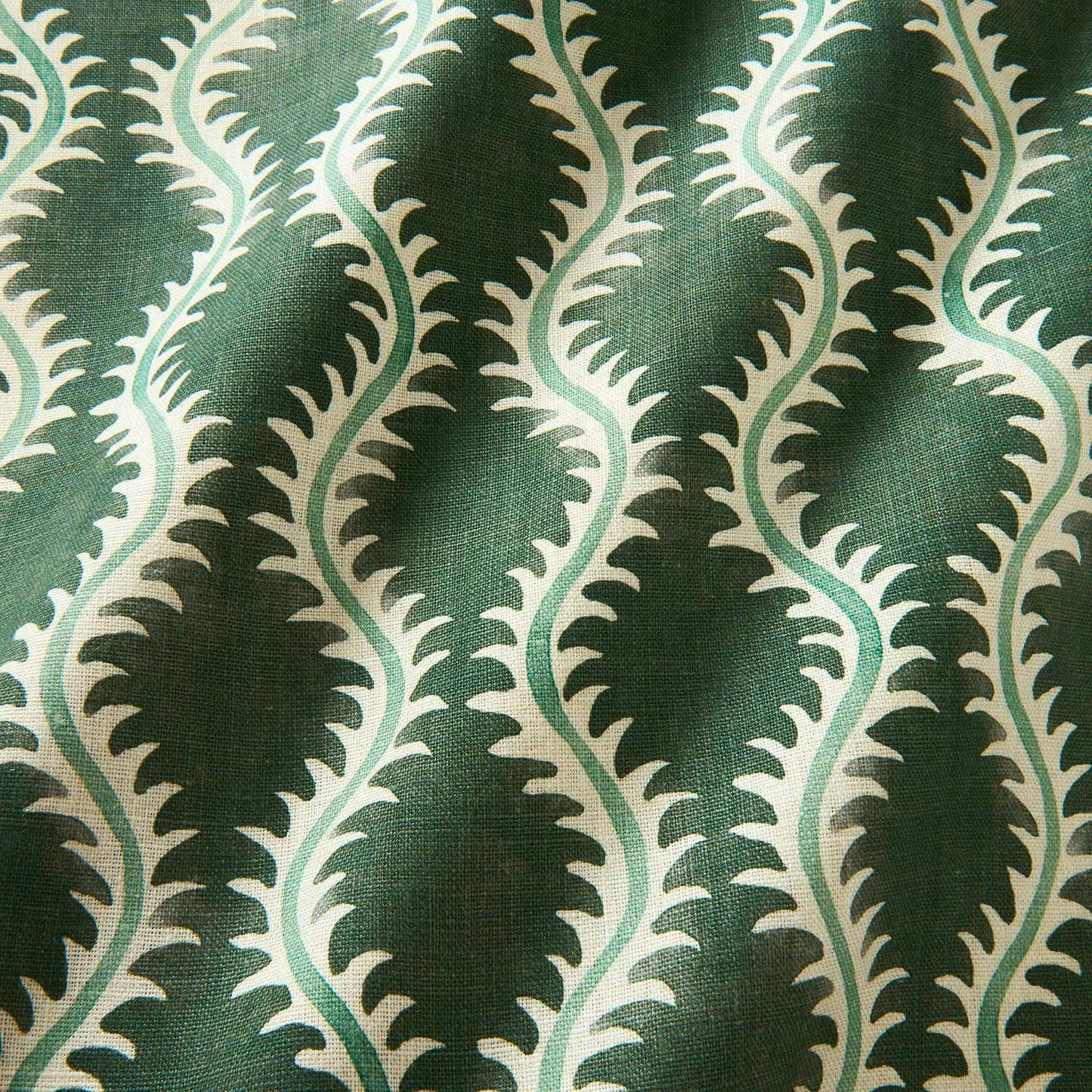Linwood Helter Skelter Moss Made to Measure Curtains