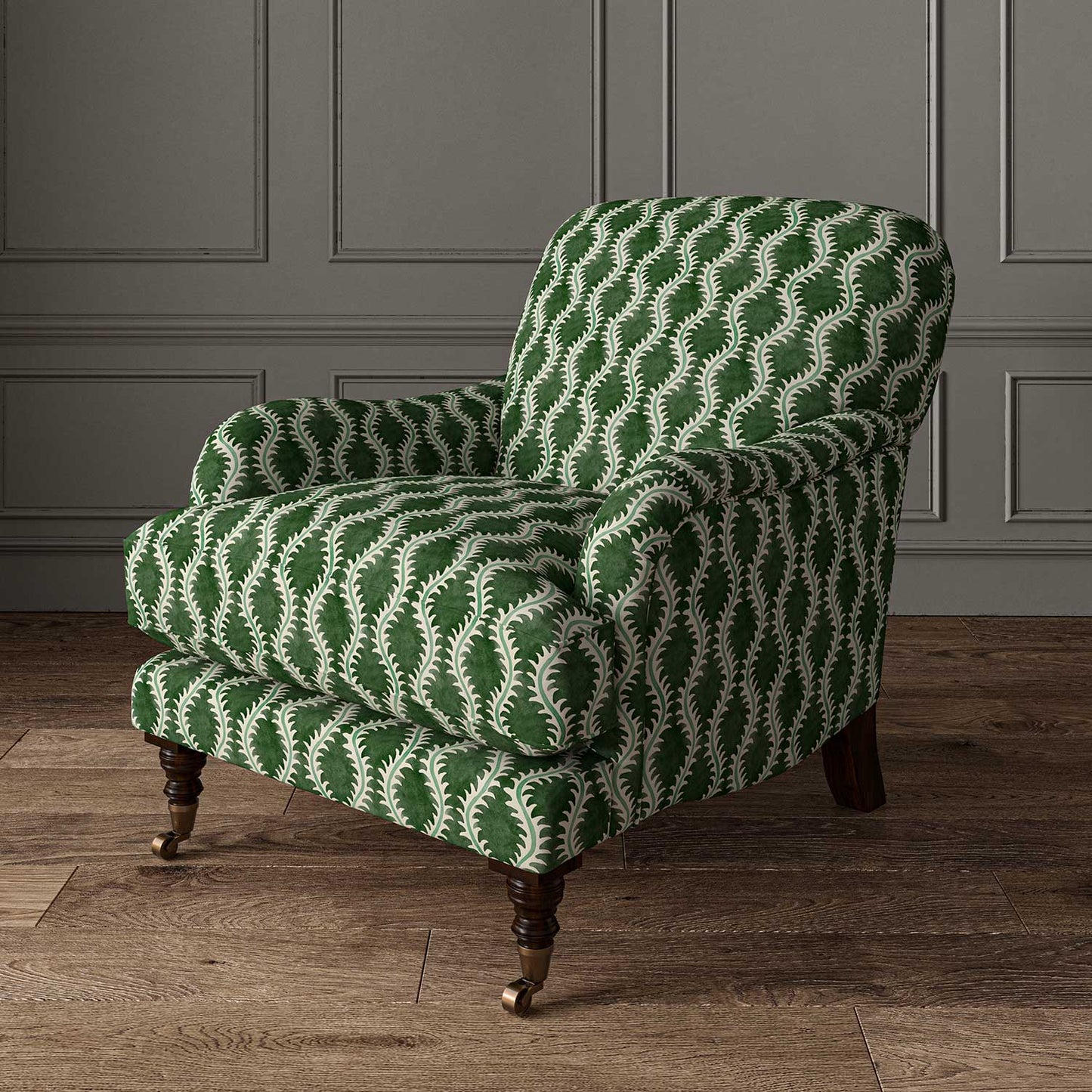 Linwood Helter Skelter Moss Made to Measure Curtains