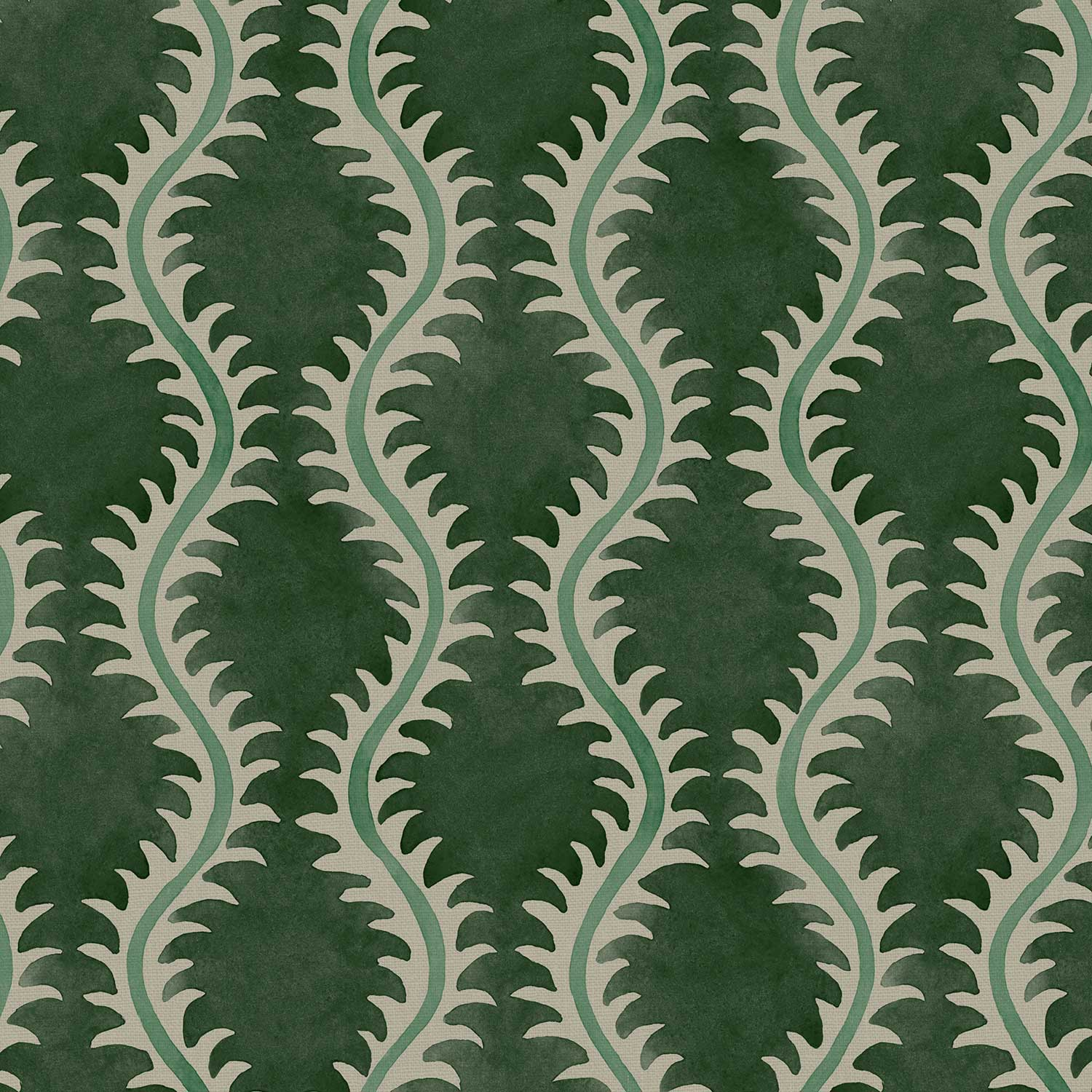 Linwood Helter Skelter Moss Made to Measure Curtains
