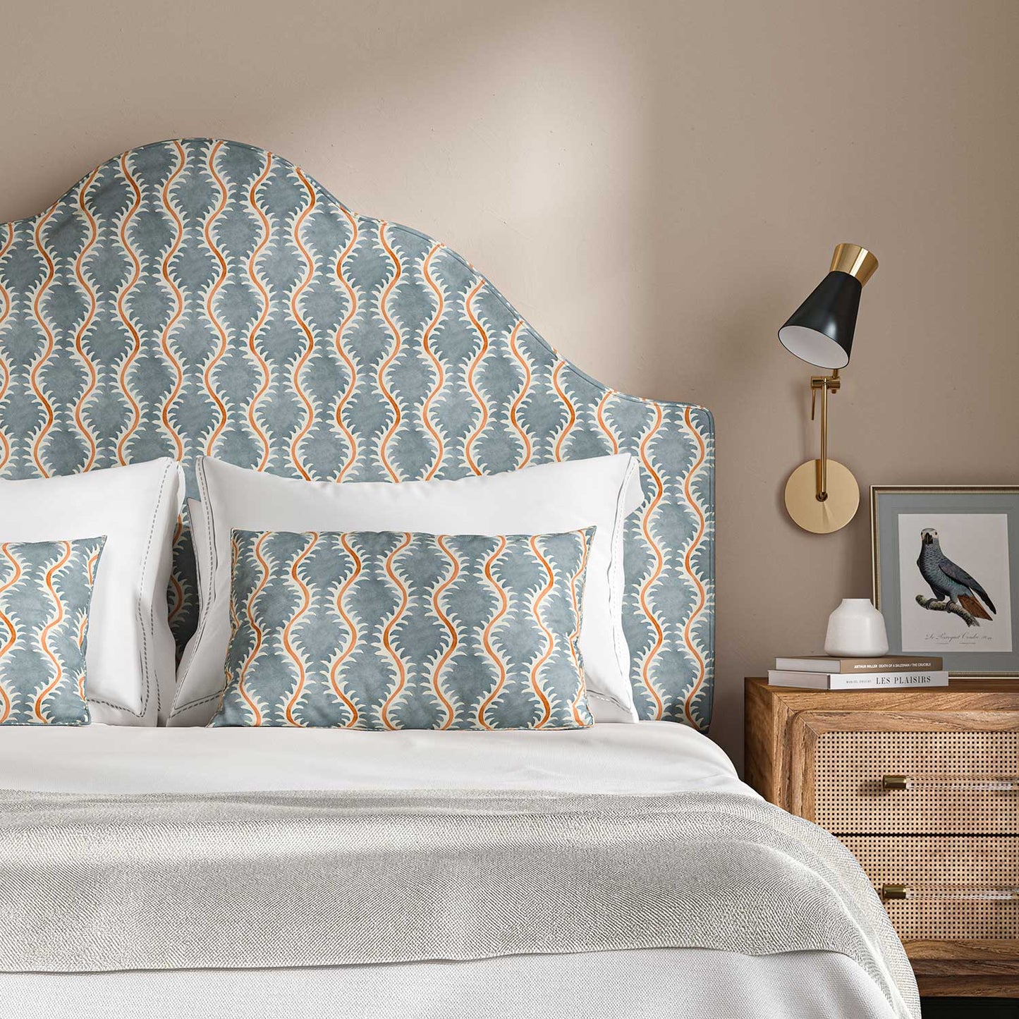 Linwood Helter Skelter Volcano Linen FR Made to Measure Curtains