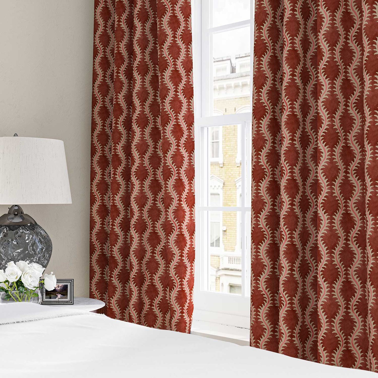 Linwood Helter Skelter Gala Linen FR Made to Measure Curtains