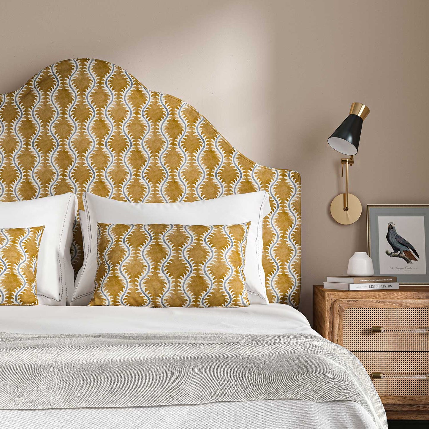 Linwood Helter Skelter Sahara Linen FR Made to Measure Curtains