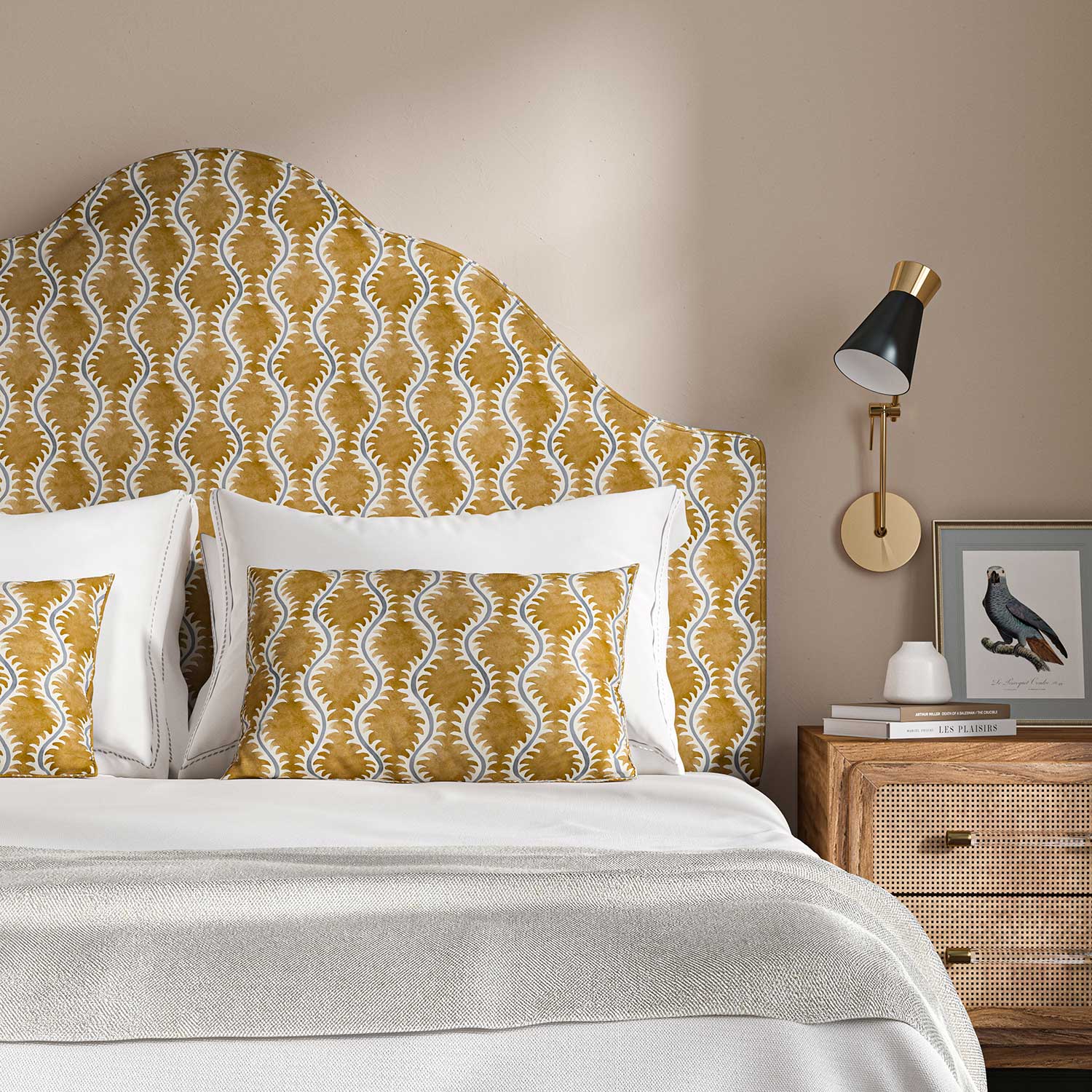 Linwood Helter Skelter Sahara Linen FR Made to Measure Curtains