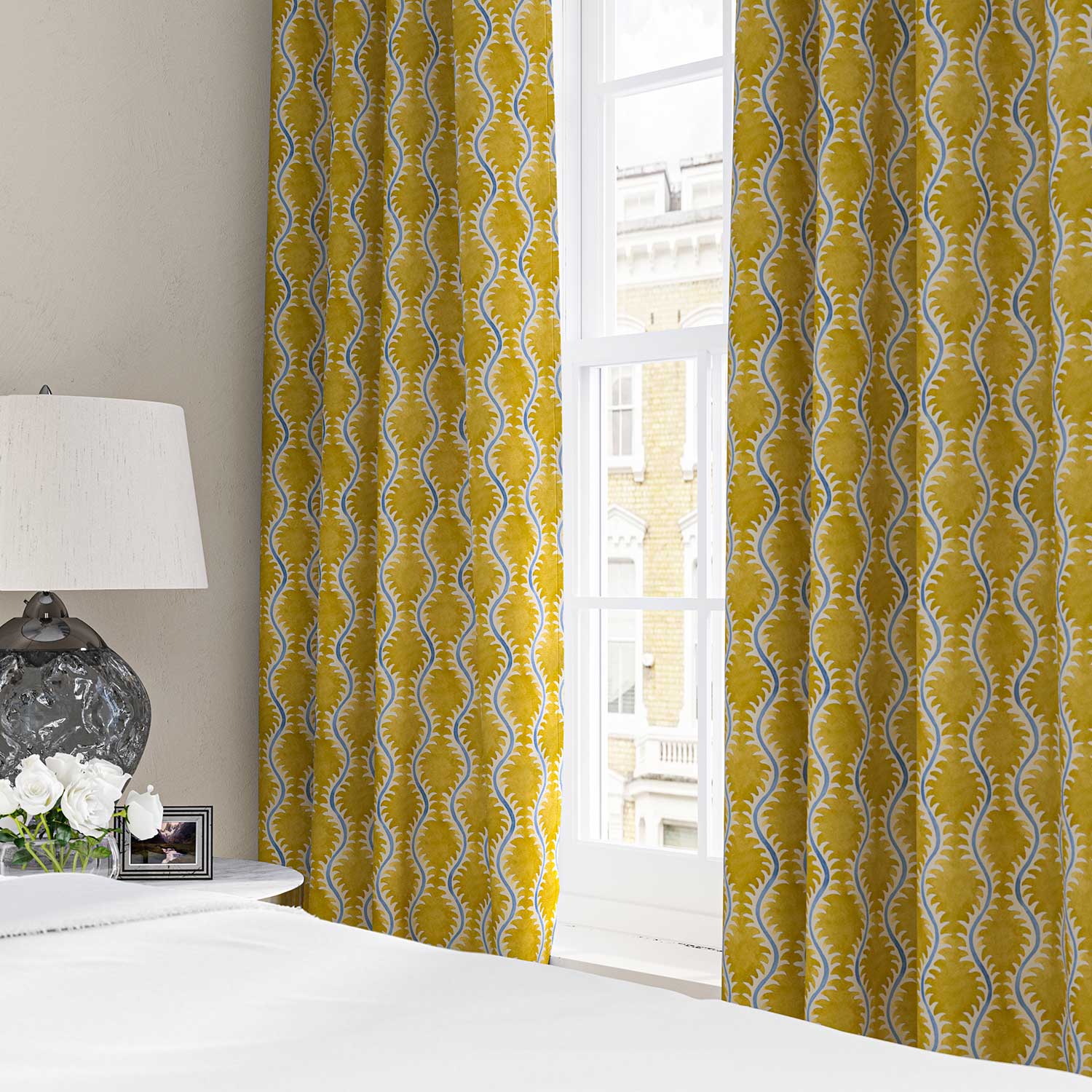 Linwood Helter Skelter Soleil Linen FR Made to Measure Curtains