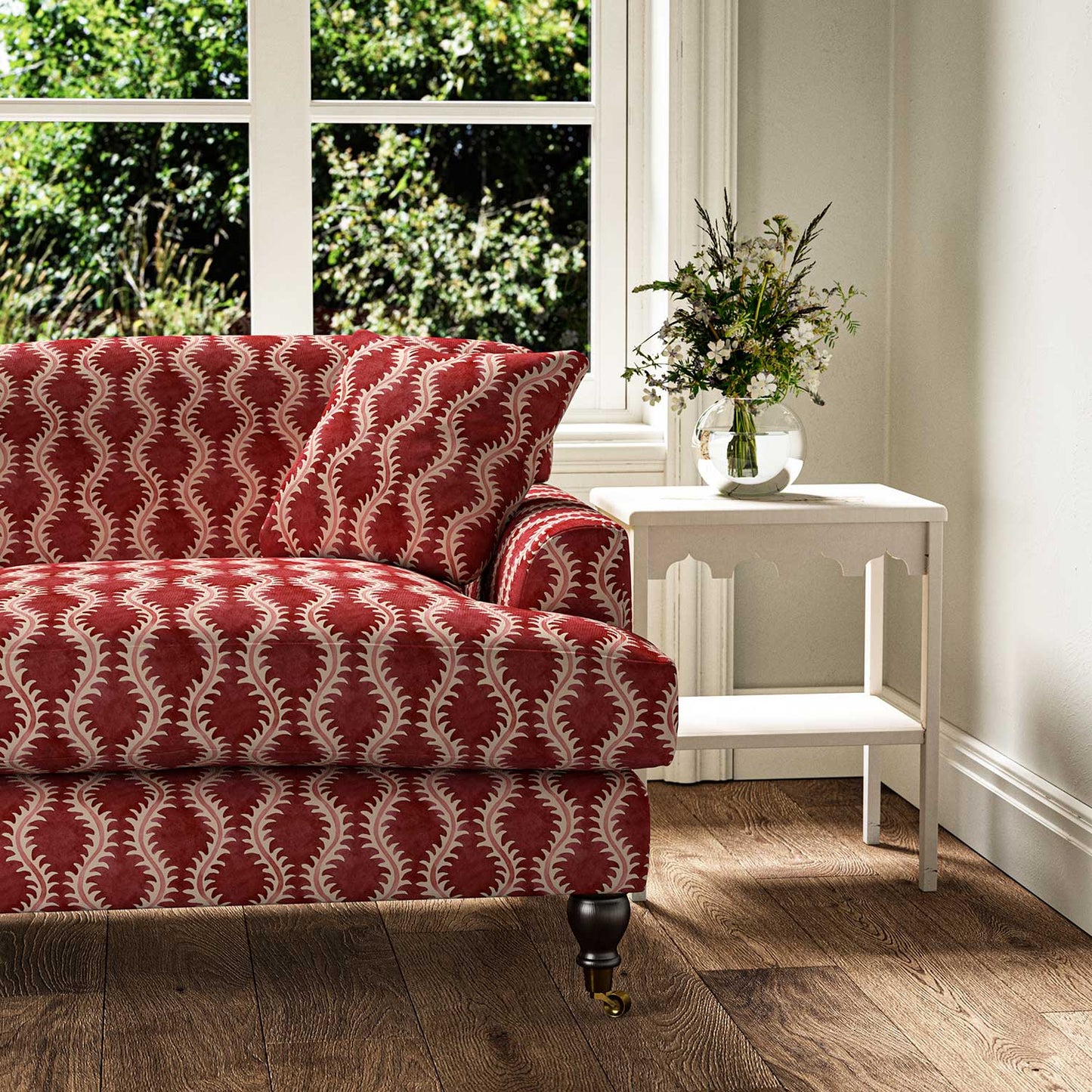 Linwood Helter Skelter Cherry Made to Measure Curtains