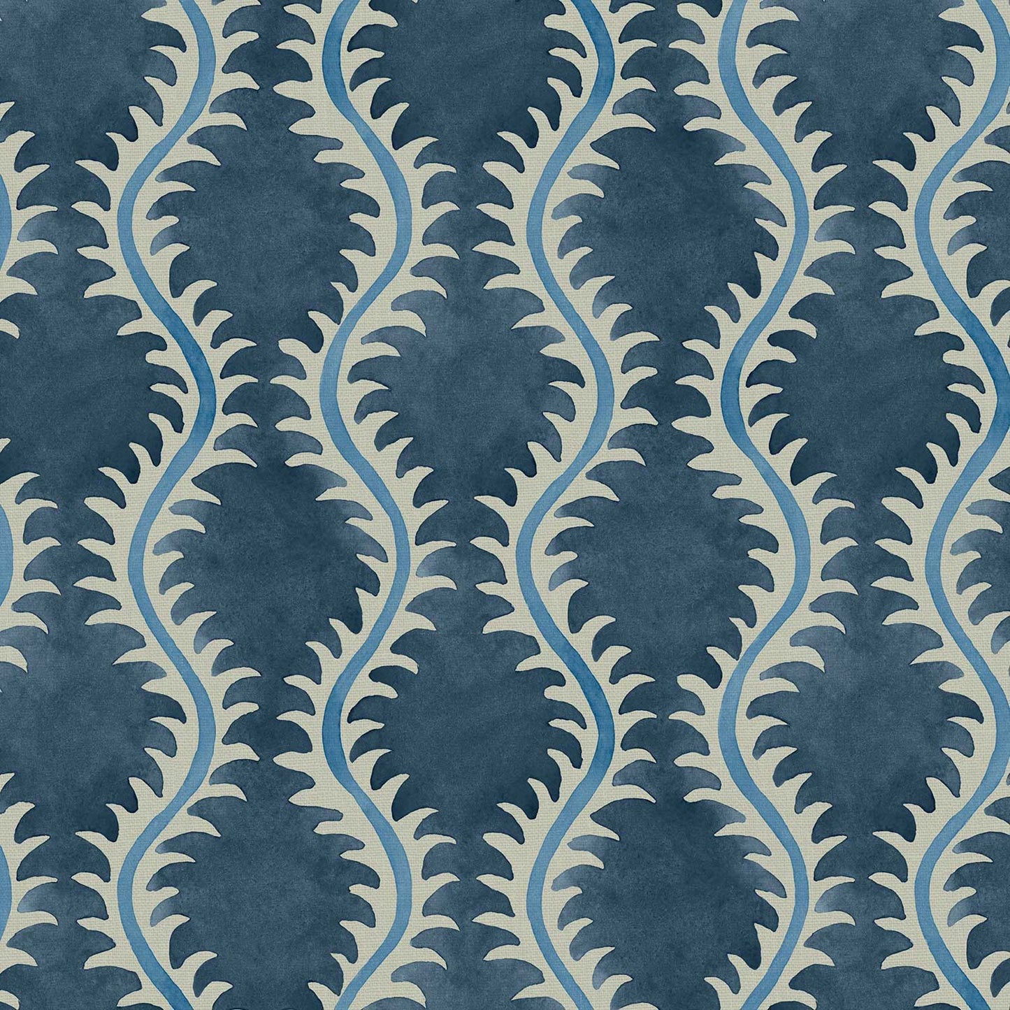 Linwood Helter Skelter Adriatic Linen FR Made to Measure Curtains