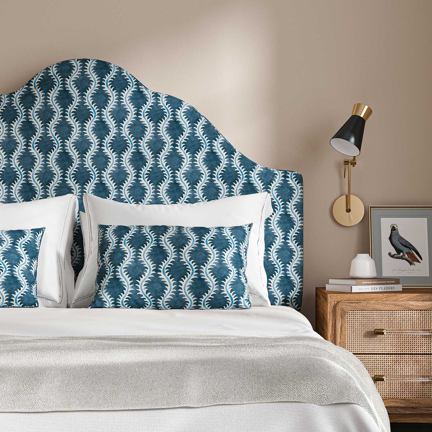 Linwood Helter Skelter Adriatic Made to Measure Curtains
