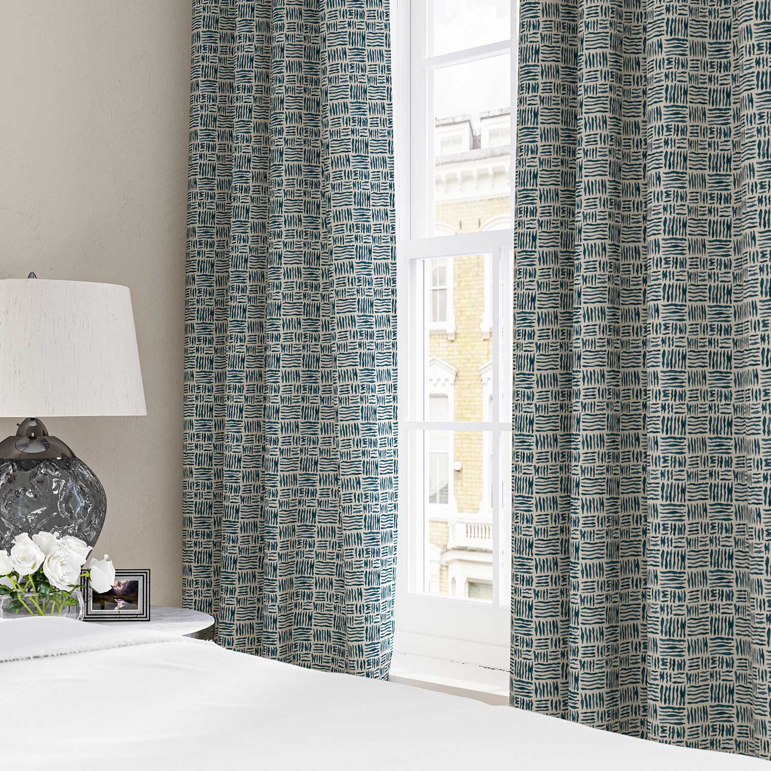 Linwood Trapeze Maldives Made to Measure Curtains