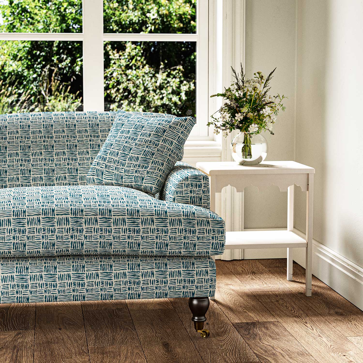 Linwood Trapeze Maldives FR Made to Measure Curtains