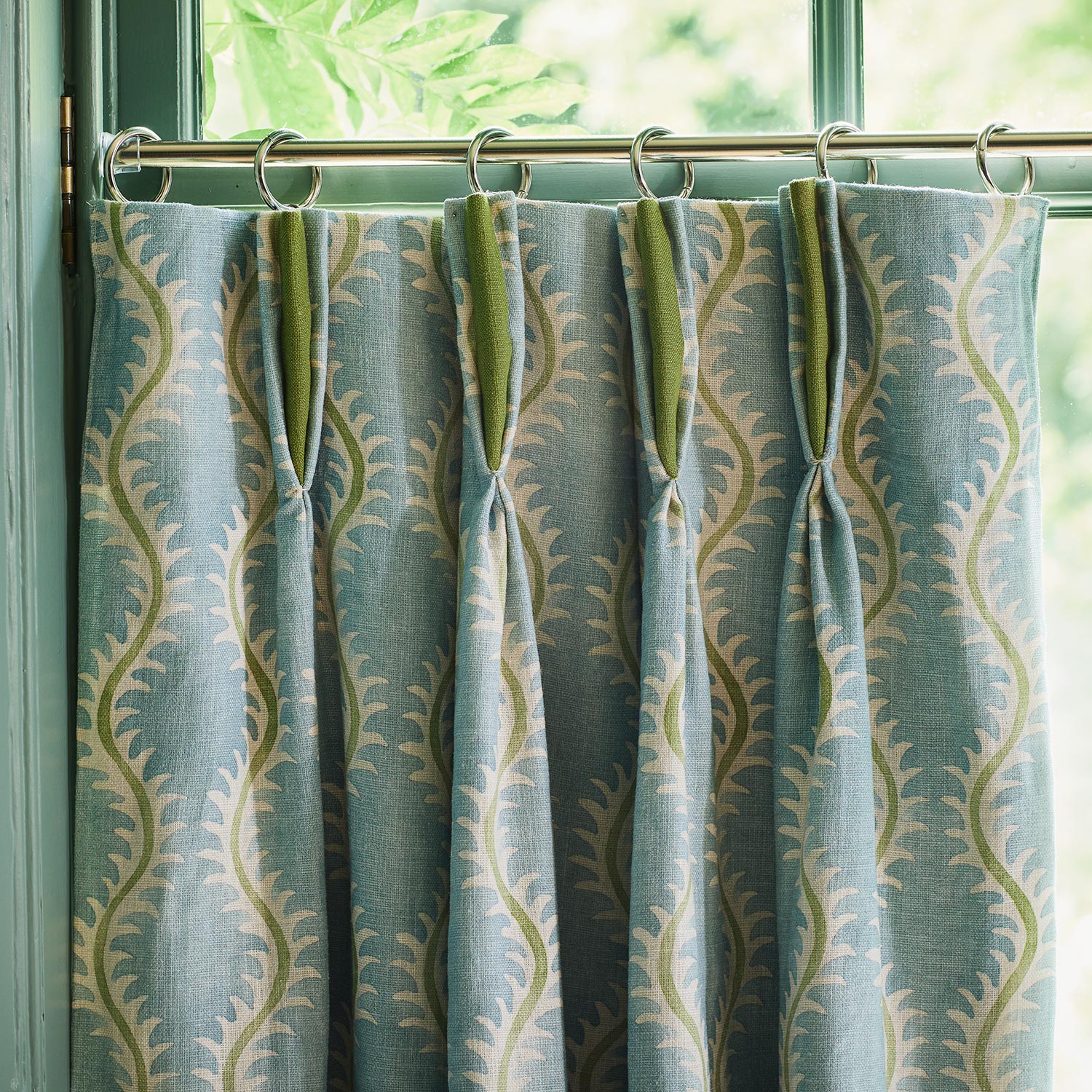 Linwood Helter Skelter Spring Linen FR Made to Measure Curtains