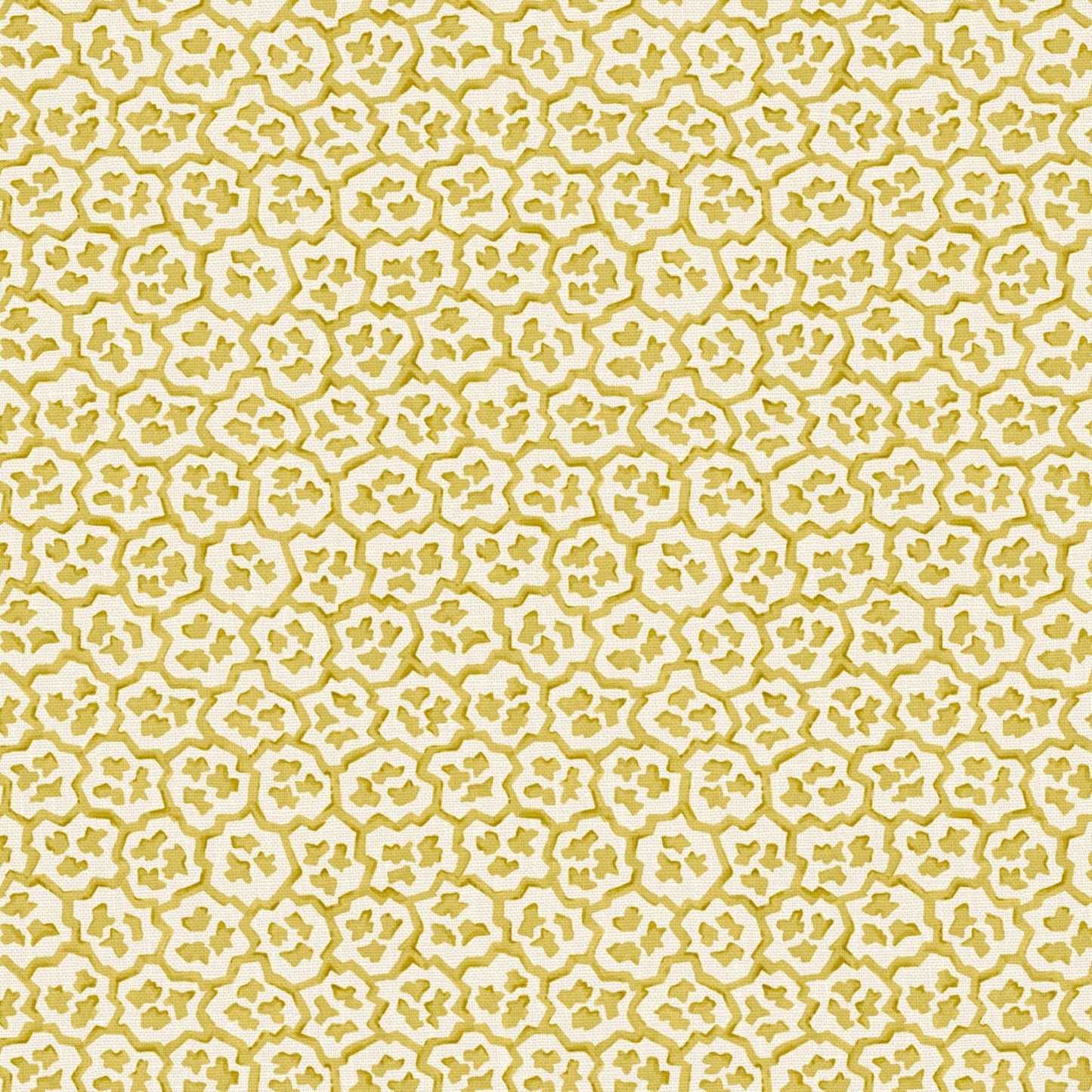 Linwood Hopscotch Mustard FR Made to Measure Curtains