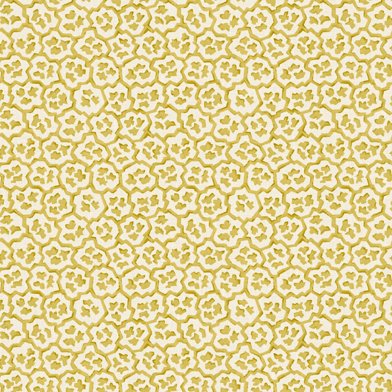 Linwood Hopscotch Mustard FR Made to Measure Curtains