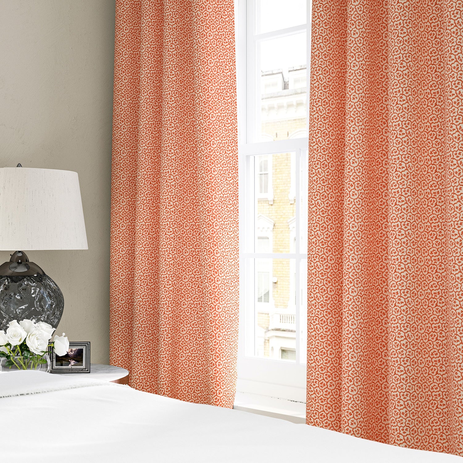 Linwood Hopscotch Geranium Made to Measure Curtains