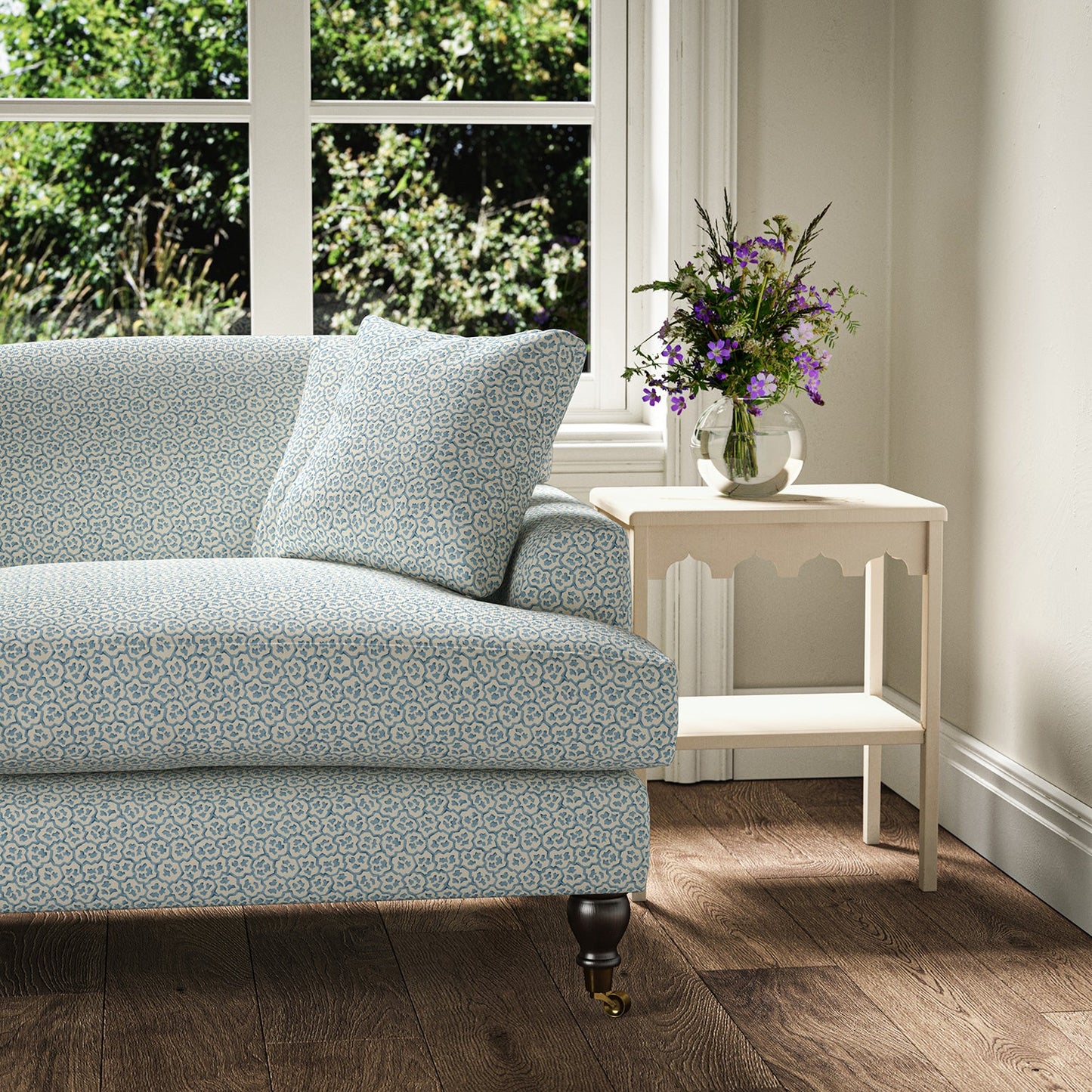 Linwood Hopscotch Aquamarine FR Made to Measure Curtains