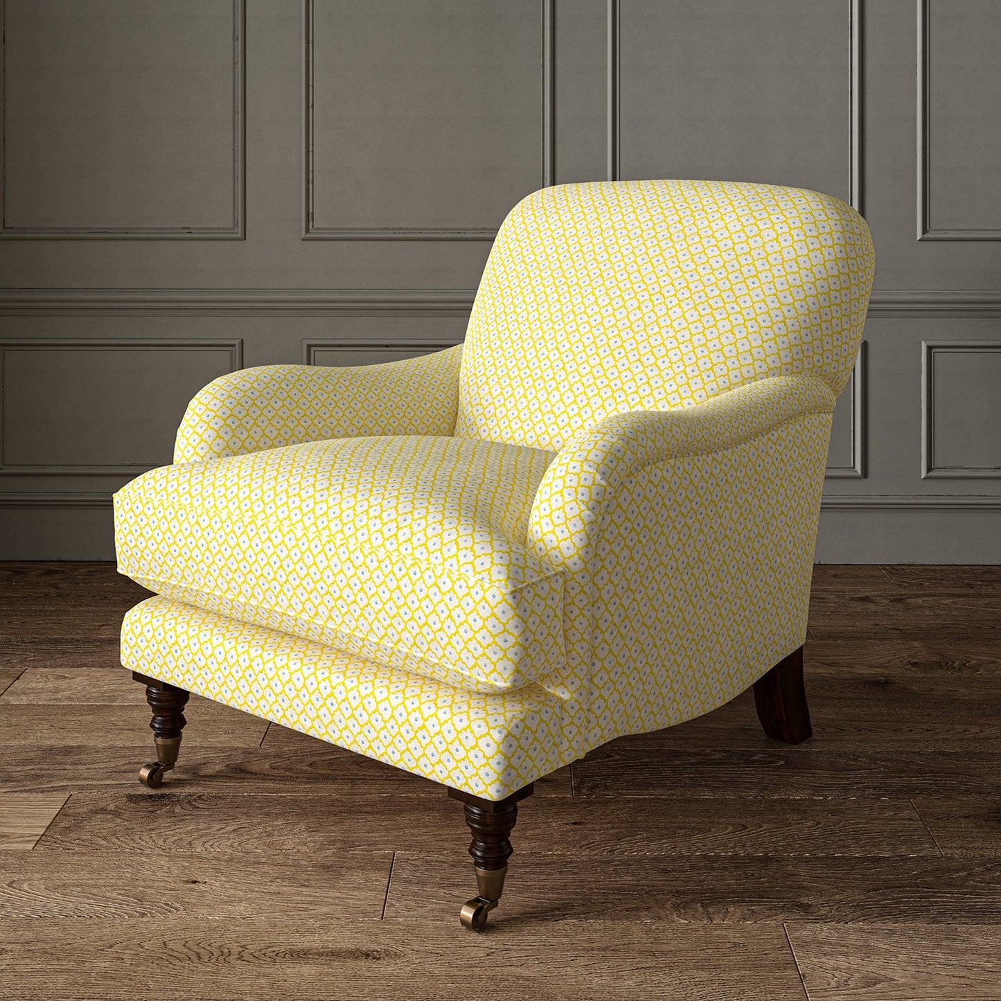 Linwood Buttons Lemon Drops FR Made to Measure Curtains
