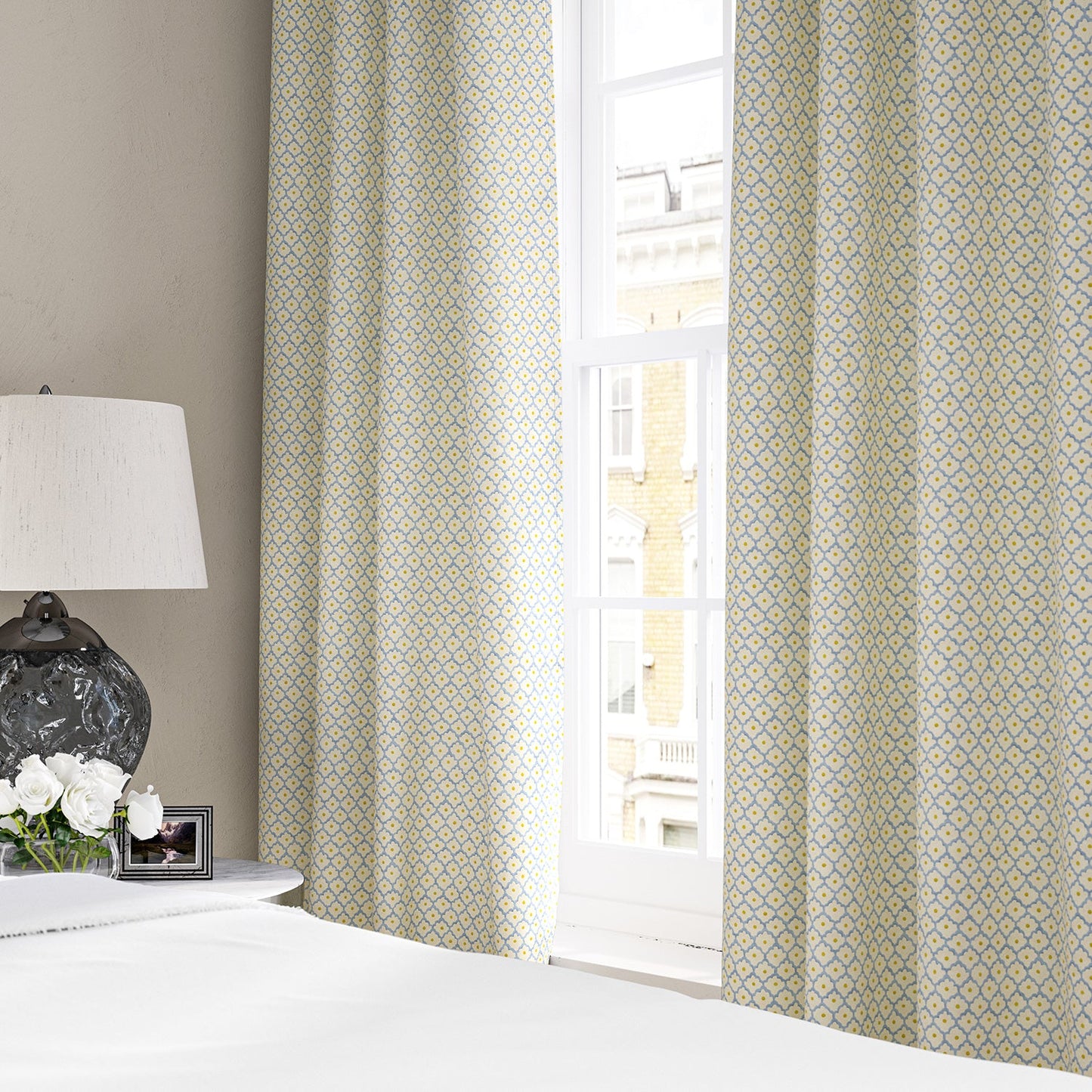 Linwood Buttons Speedwell Made to Measure Curtains