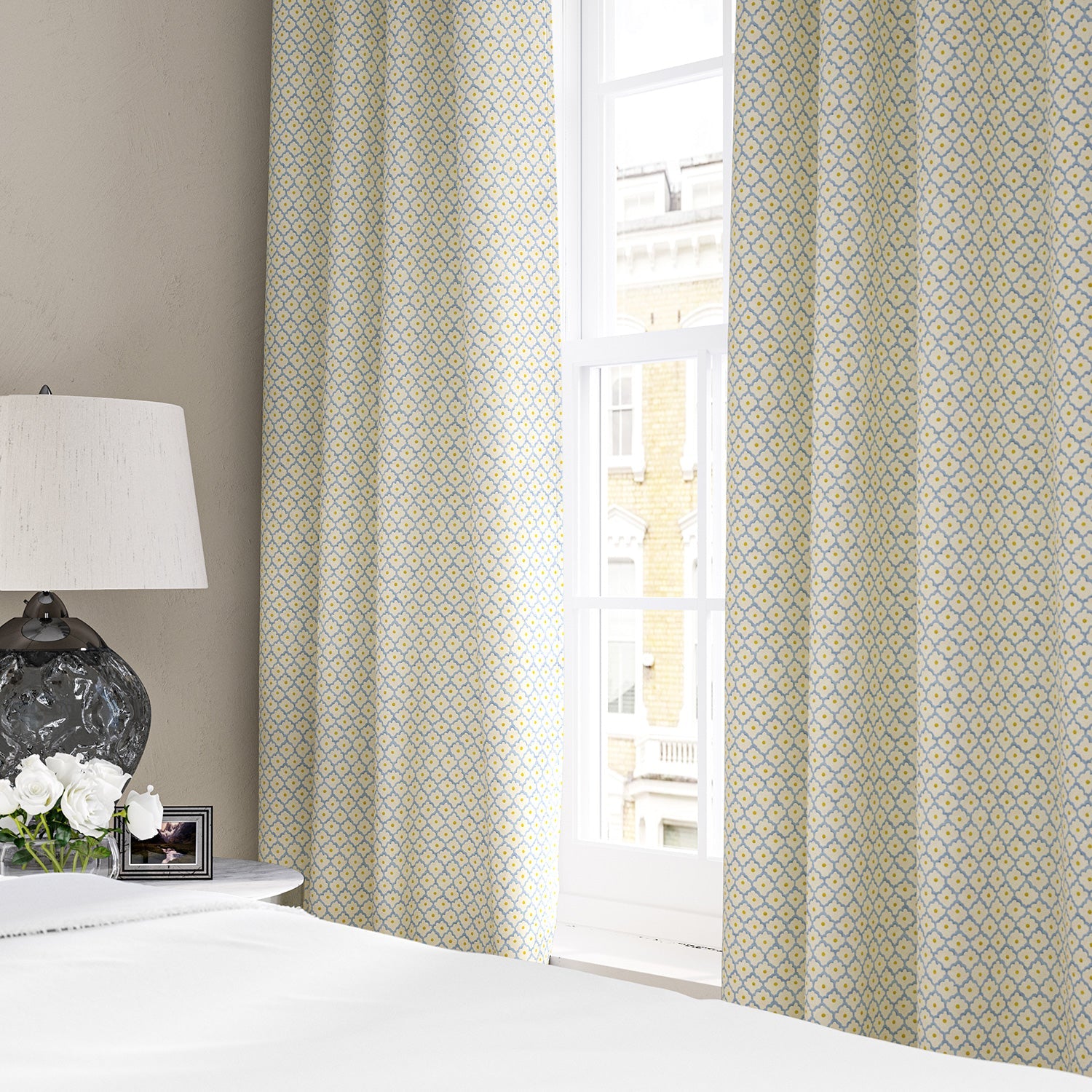 Linwood Buttons Speedwell Made to Measure Curtains