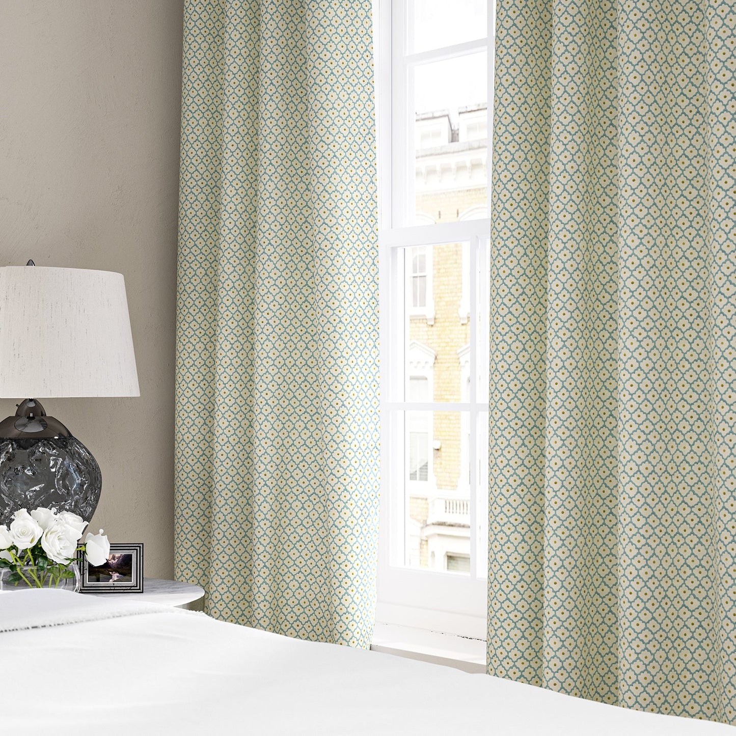 Linwood Buttons Pond Made to Measure Curtains