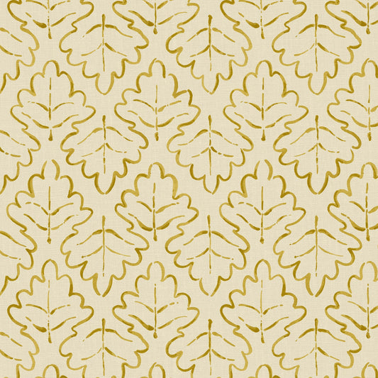 Linwood Maze Ochre FR Made to Measure Curtains
