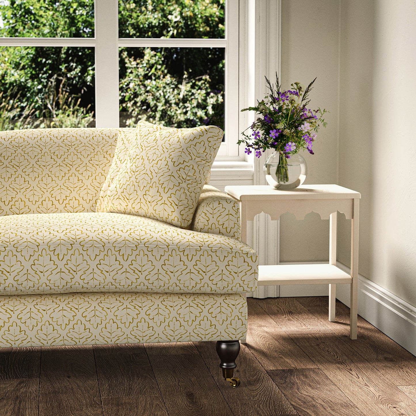 Linwood Maze Ochre FR Made to Measure Curtains