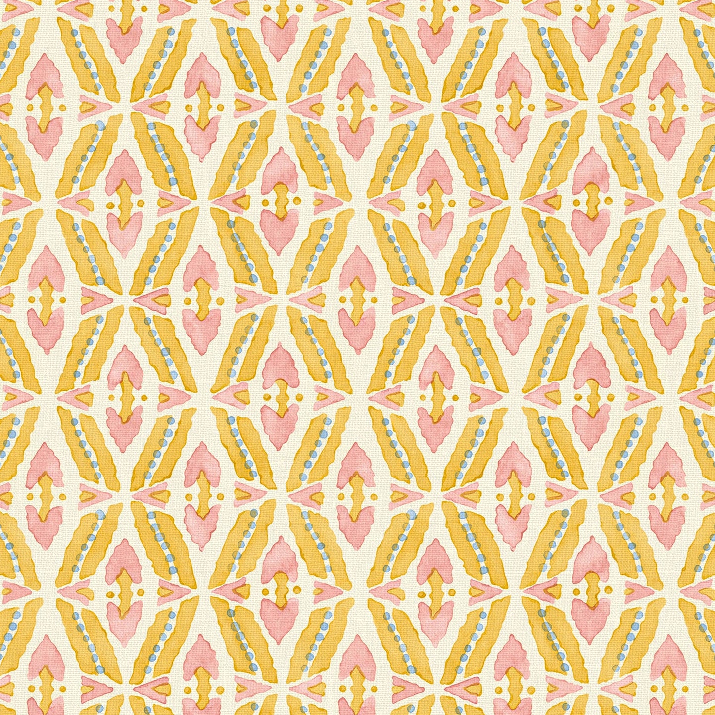 Linwood Leap Frog Battenburg Made to Measure Curtains