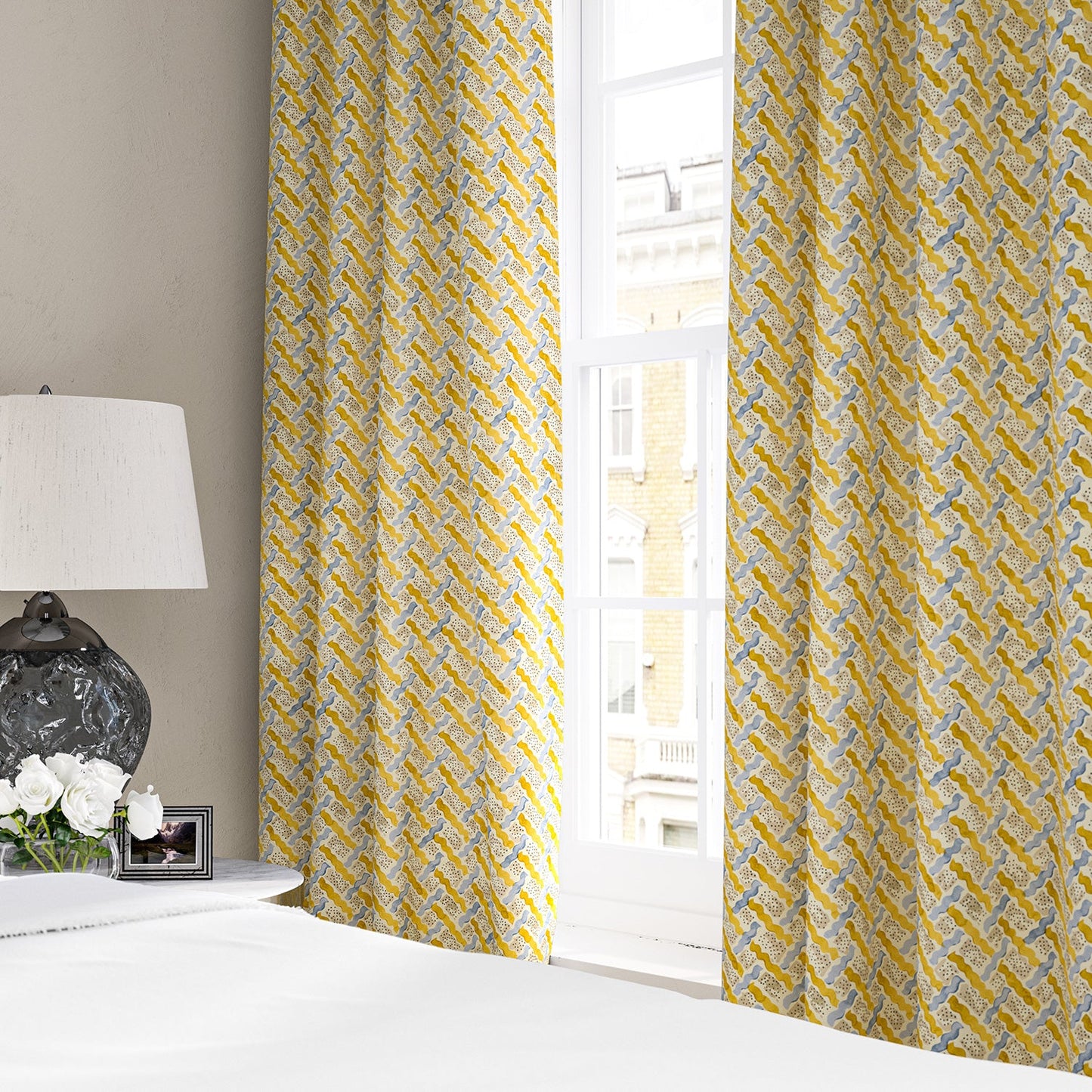 Linwood Maypole Mimosa Made to Measure Curtains