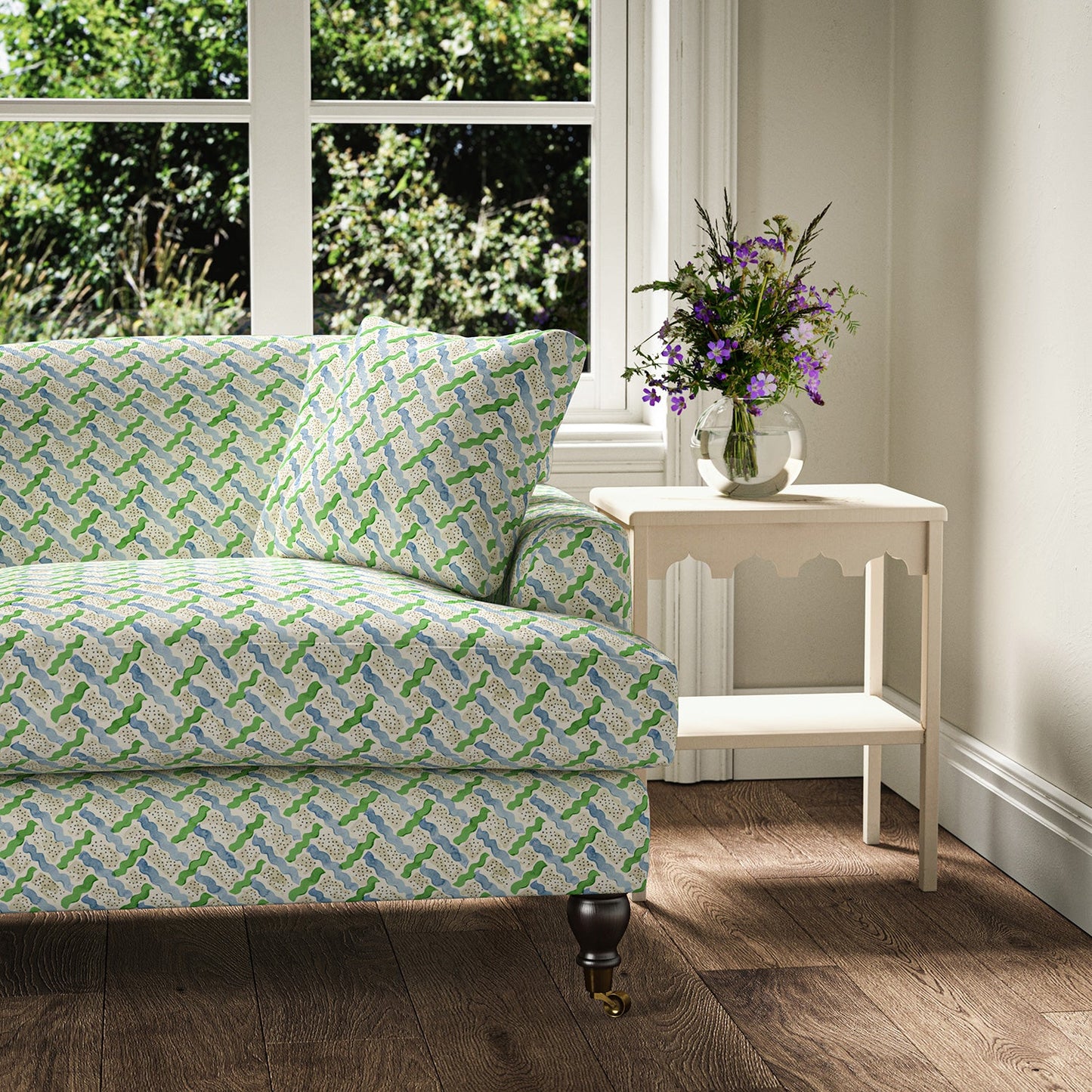 Linwood Maypole Peacock Made to Measure Curtains