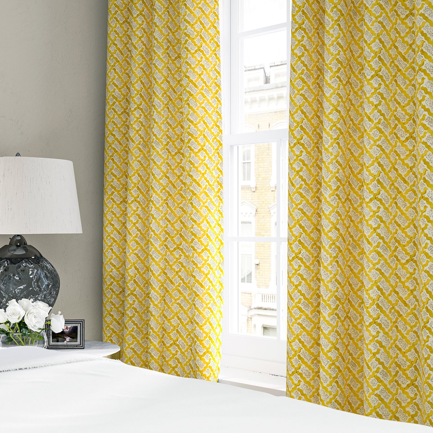 Linwood Maypole Dandelion FR Made to Measure Curtains