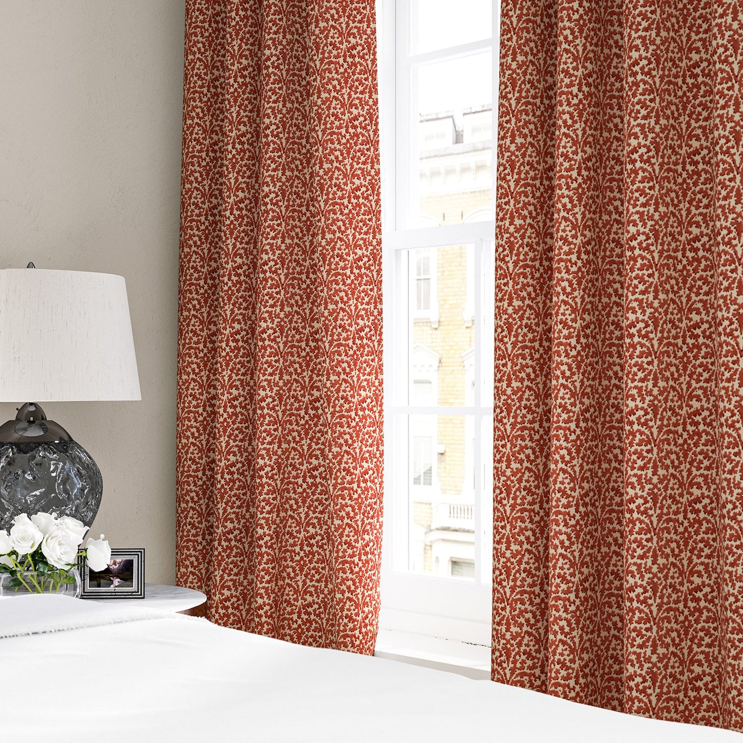 Linwood Bagatelle Cardinal Made to Measure Curtains