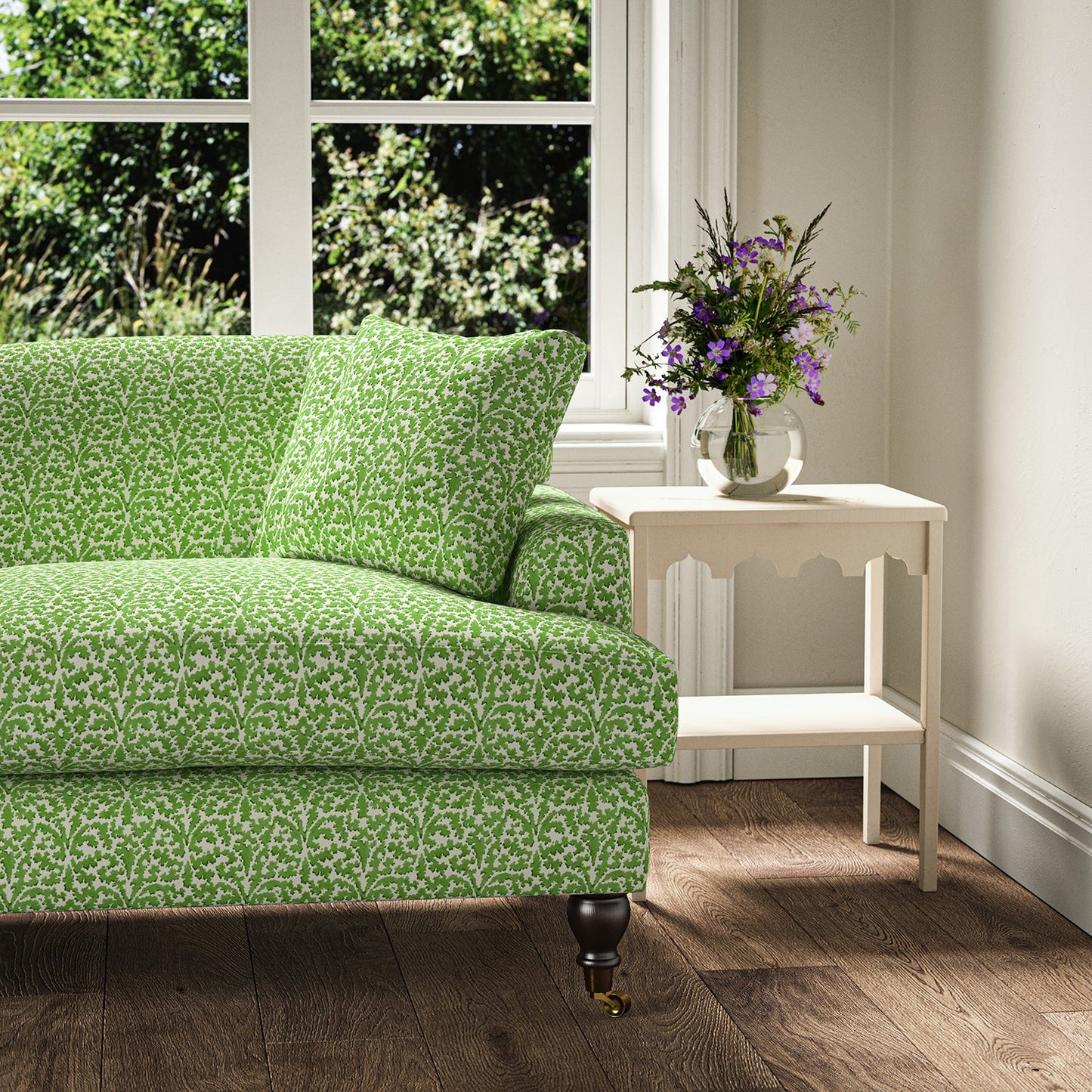 Linwood Bagatelle Moss Made to Measure Curtains