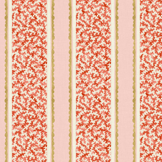 Linwood Garden Gate Strawberry Mousse Made to Measure Curtains