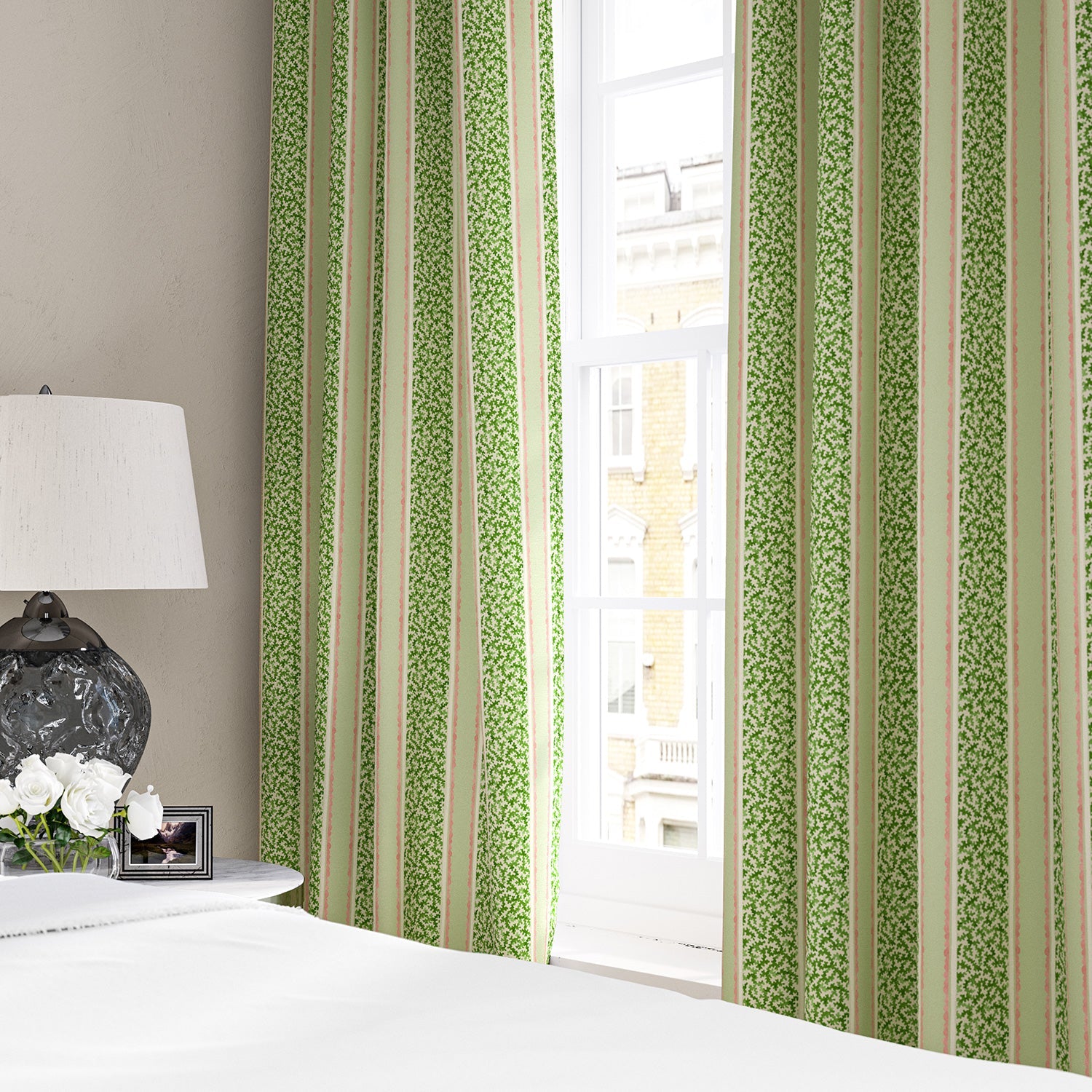 Linwood Garden Gate Spring Made to Measure Curtains