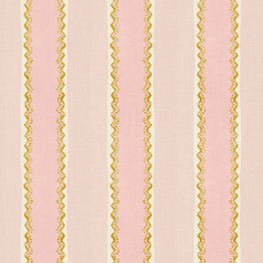 Linwood Croquet Rose FR Made to Measure Curtains