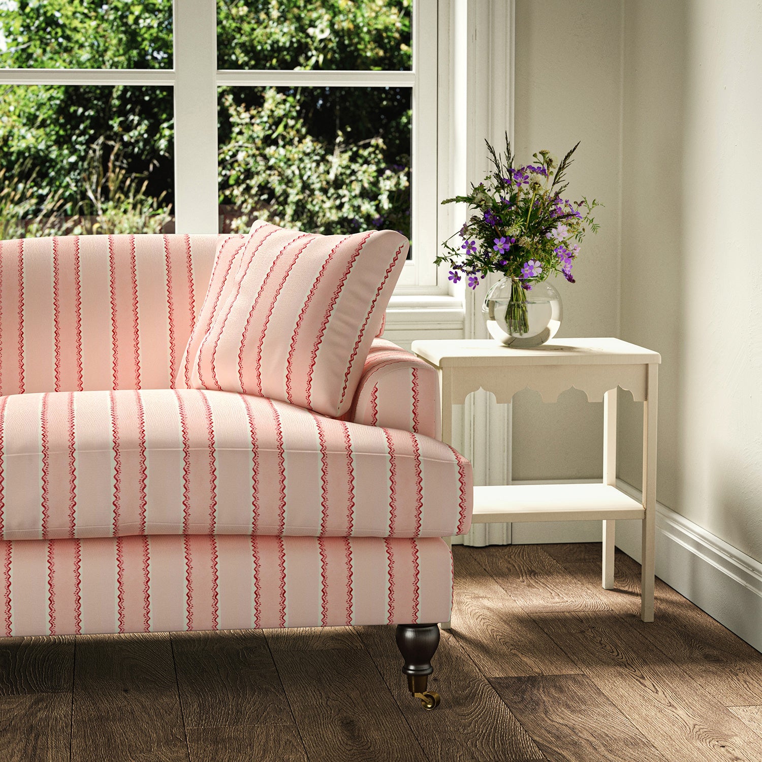 Linwood Croquet Rhubarb Made to Measure Curtains