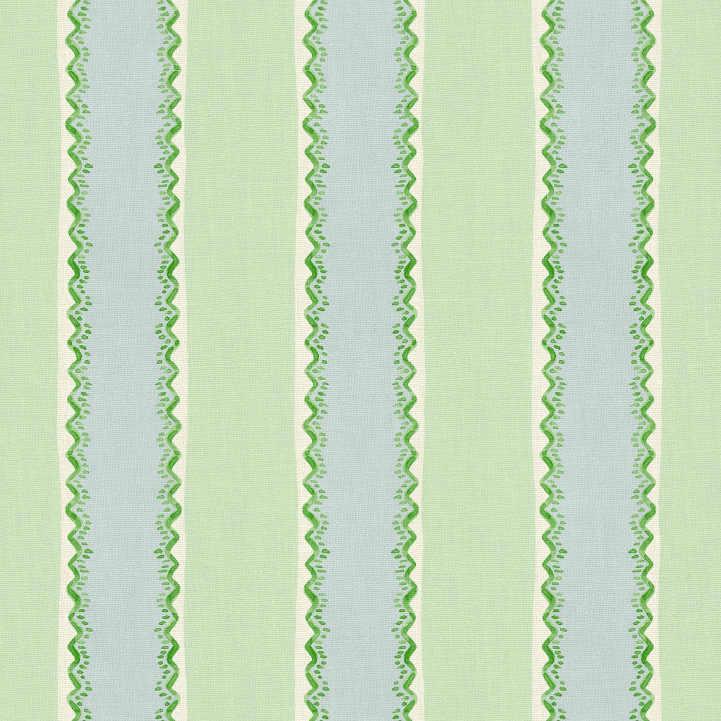 Linwood Croquet Peppermint FR Made to Measure Curtains