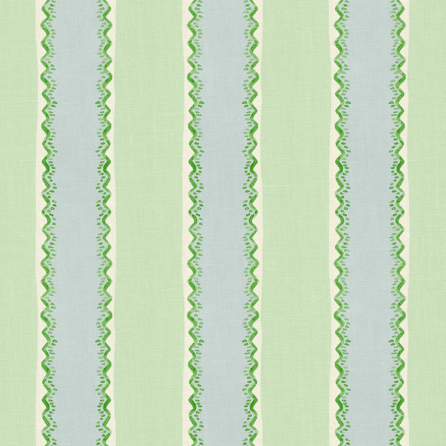 Linwood Croquet Peppermint FR Made to Measure Curtains