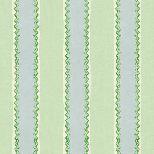 Linwood Croquet Peppermint FR Made to Measure Curtains