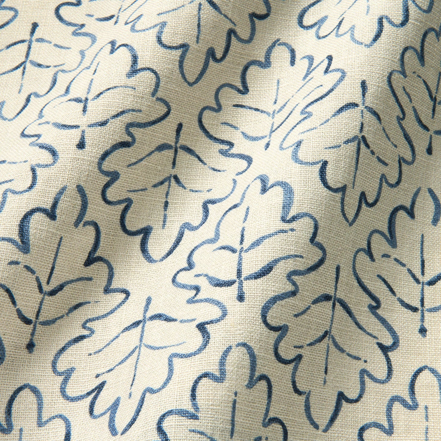 Linwood Maze Indigo FR Made to Measure Curtains