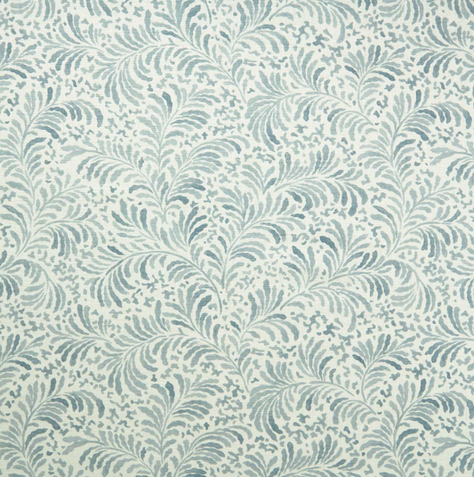 soft blue, blythe linwood fabric cooshy