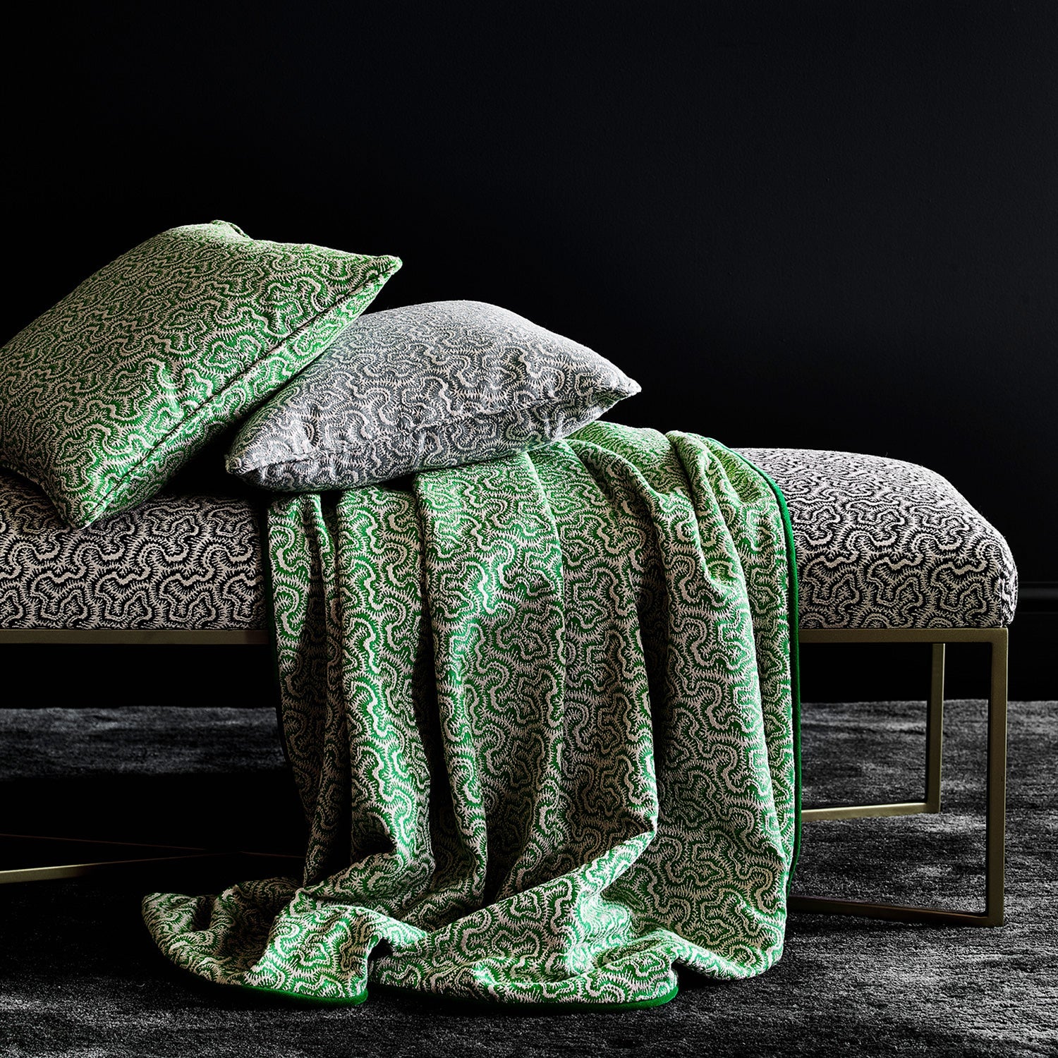 Linwood Polka Grasshopper FR Made to Measure Curtains